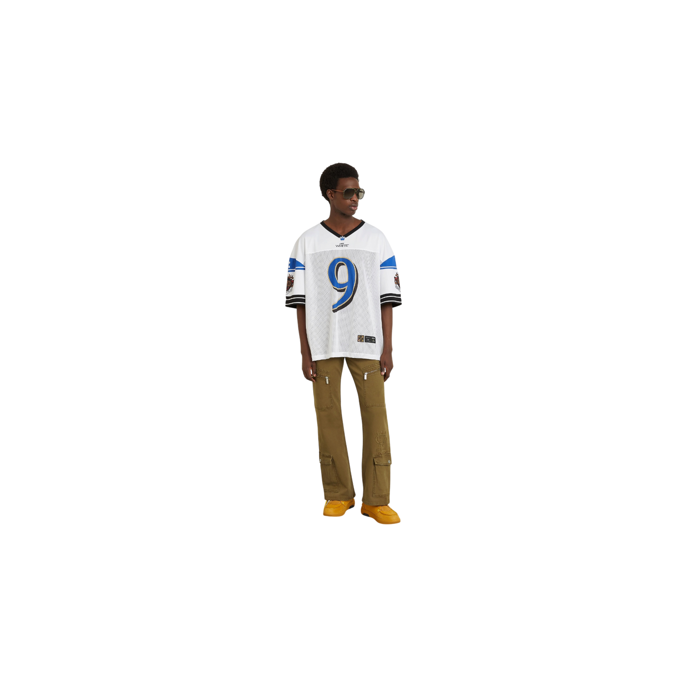 Off-White Mesh T-shirt White / Blue