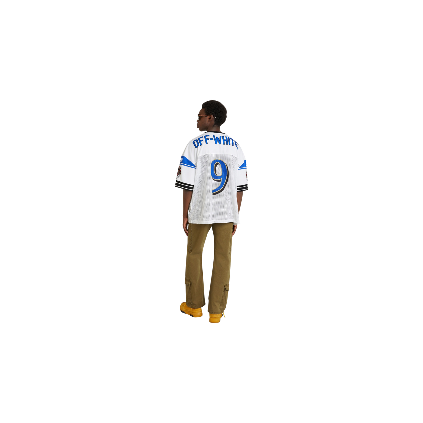 Off-White Mesh T-shirt White / Blue