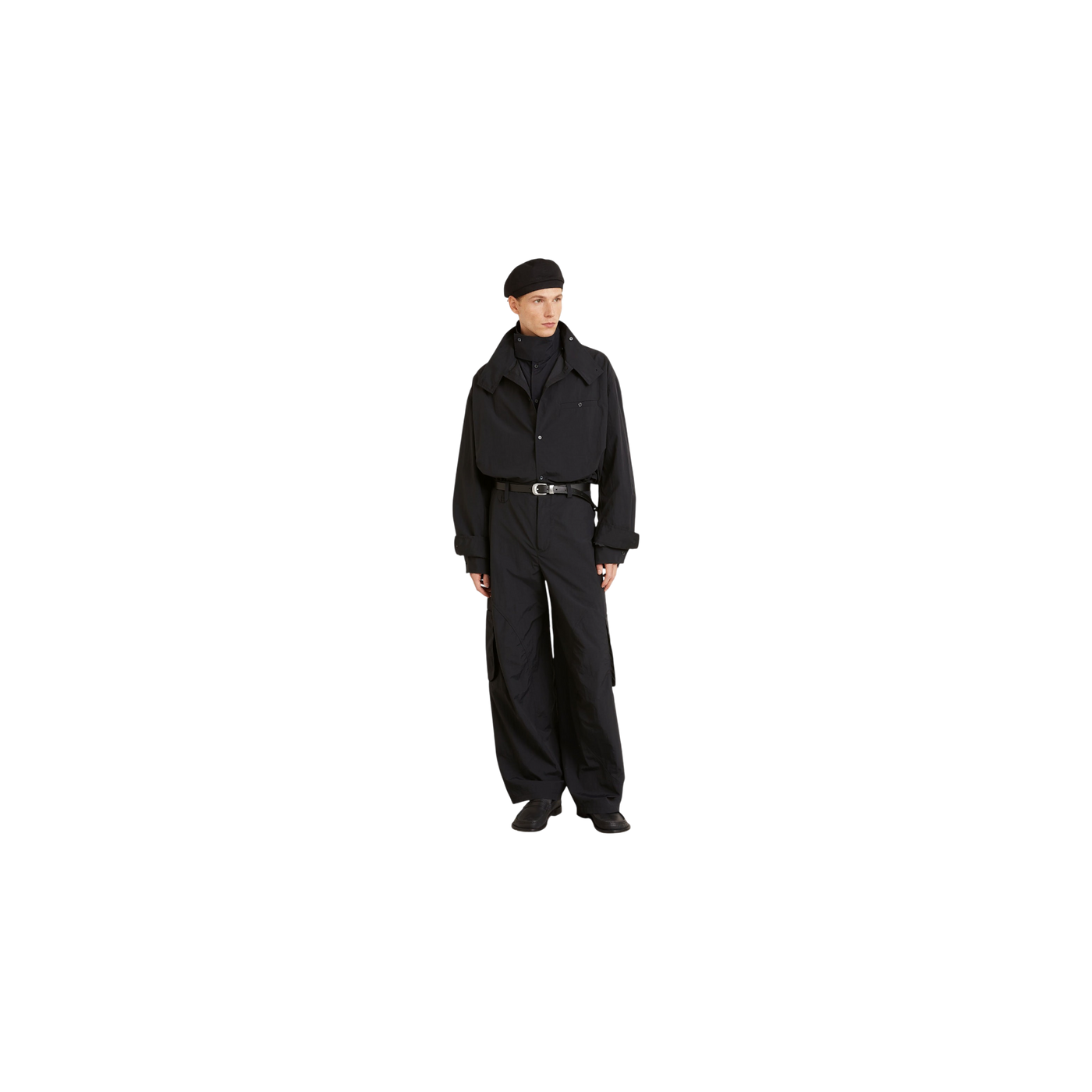 Jacquemus Cargo Pants Le Cargo Molino Wide Fit Black