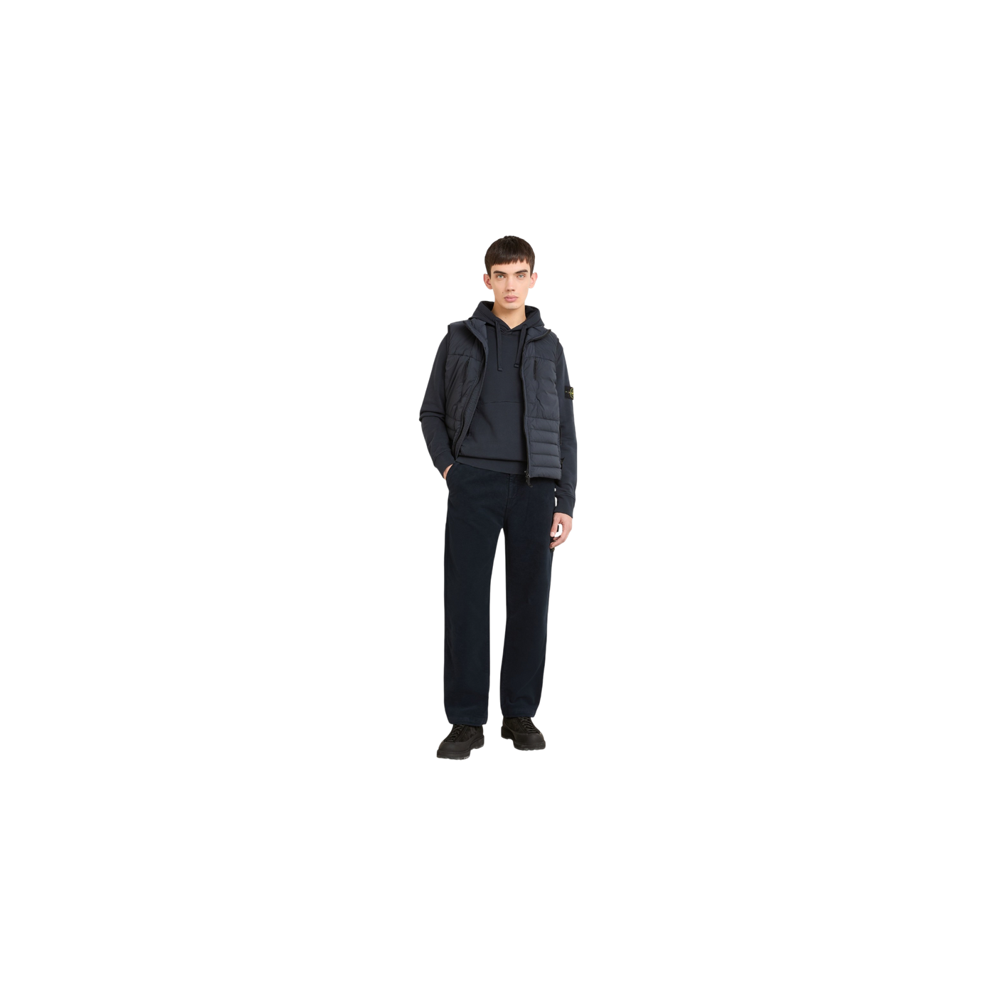 Stone Island Loose-fit Chino Pants Dark Blue