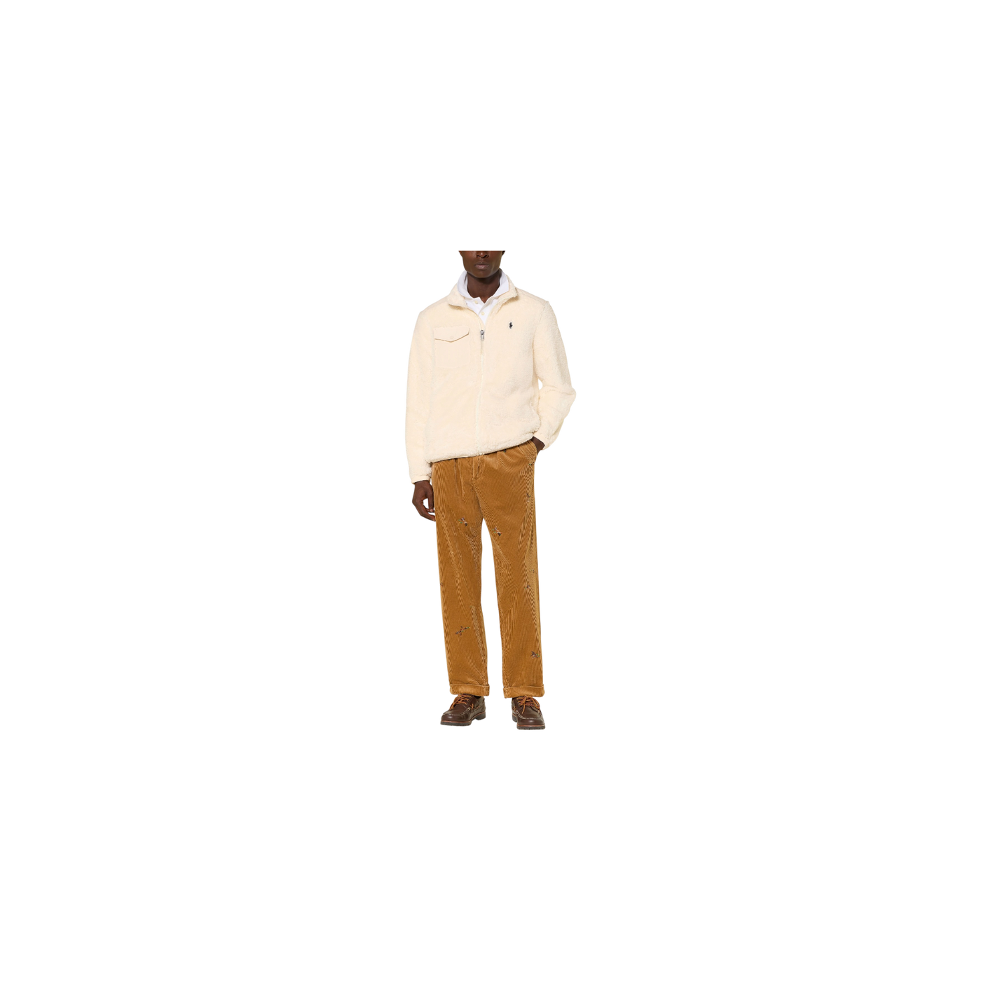 Polo Ralph Lauren Teddy Fur Jacket Cream