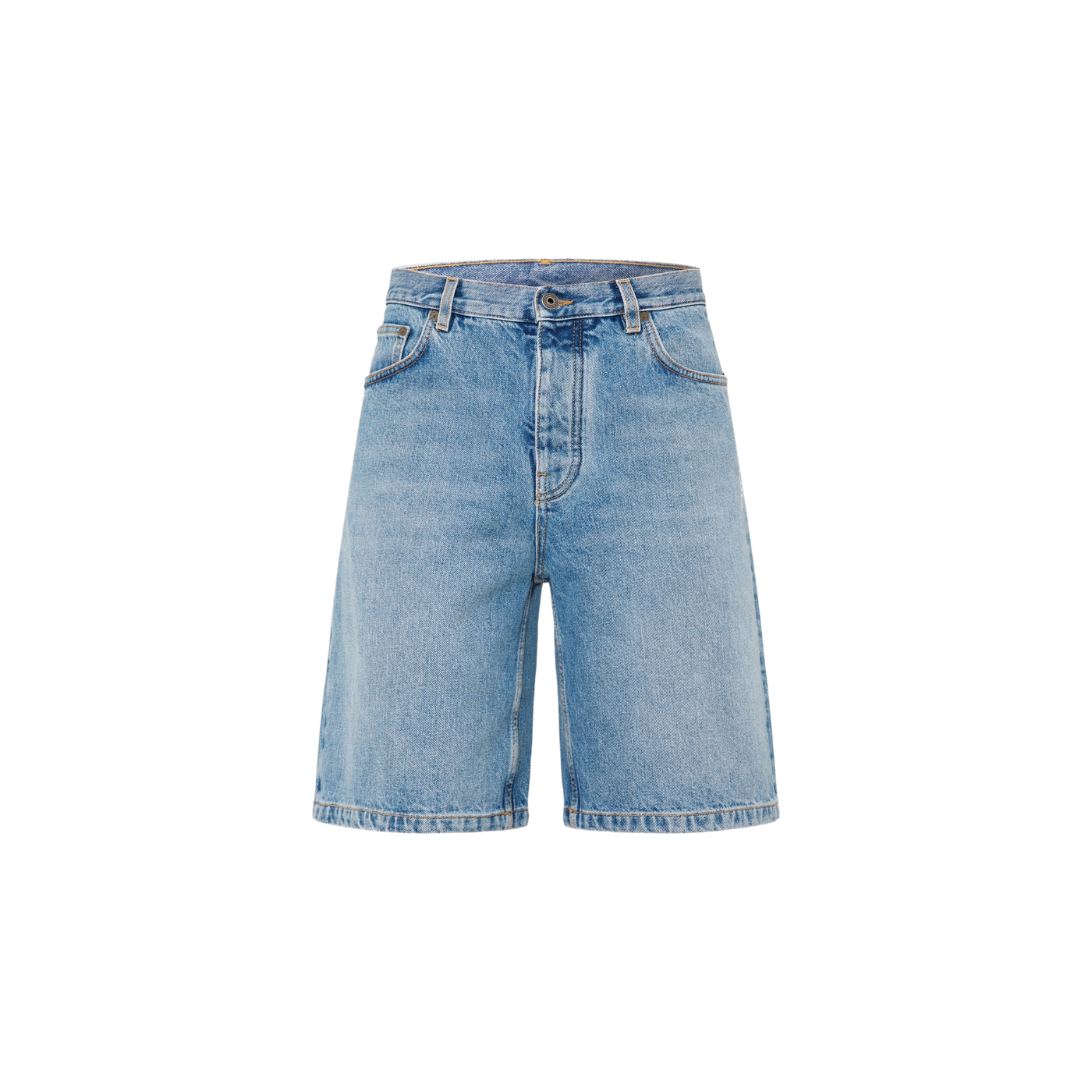 Off-White Denim Shorts 400 Light Medium Blue