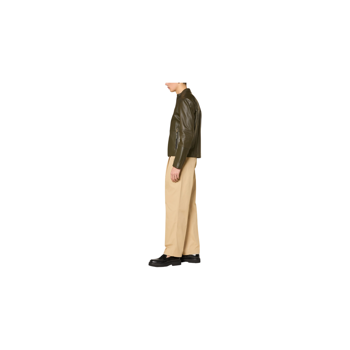 Hugo Celeg Straight Fit Pants Beige