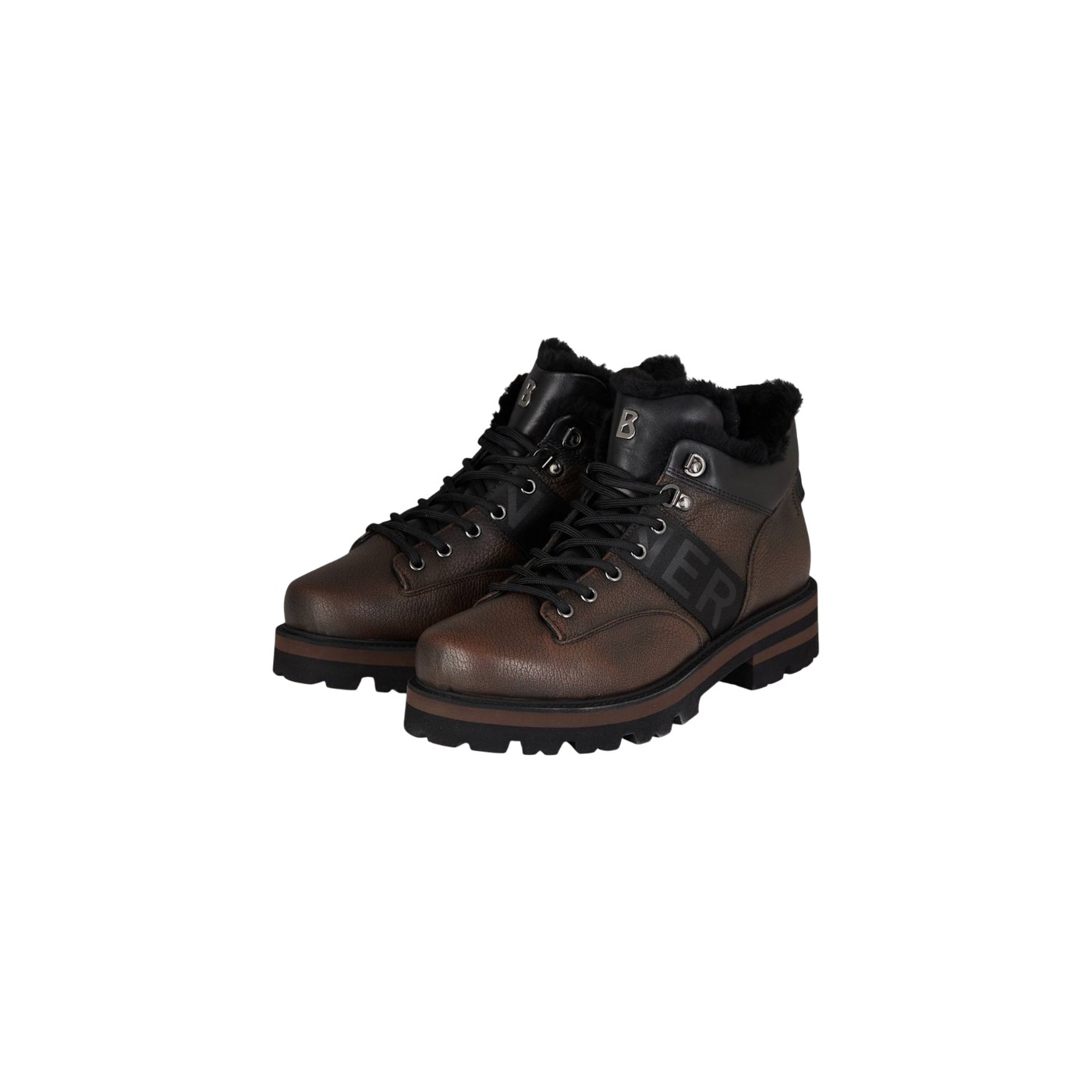 Bogner Lace-up Boots Courchevel 29 Lined Dark Brown
