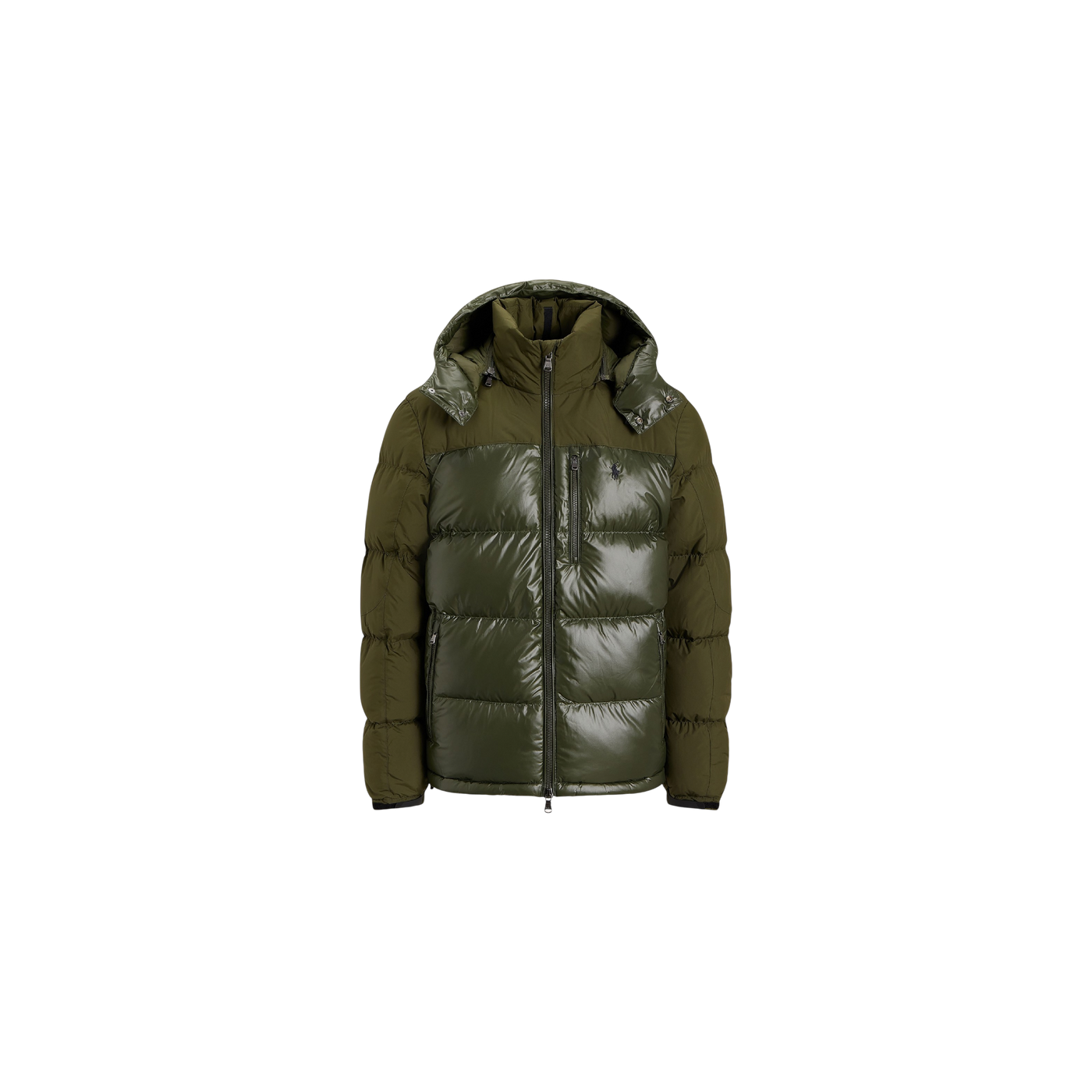 Polo Ralph Lauren Gorham Down Jacket With Detachable Hood Olive