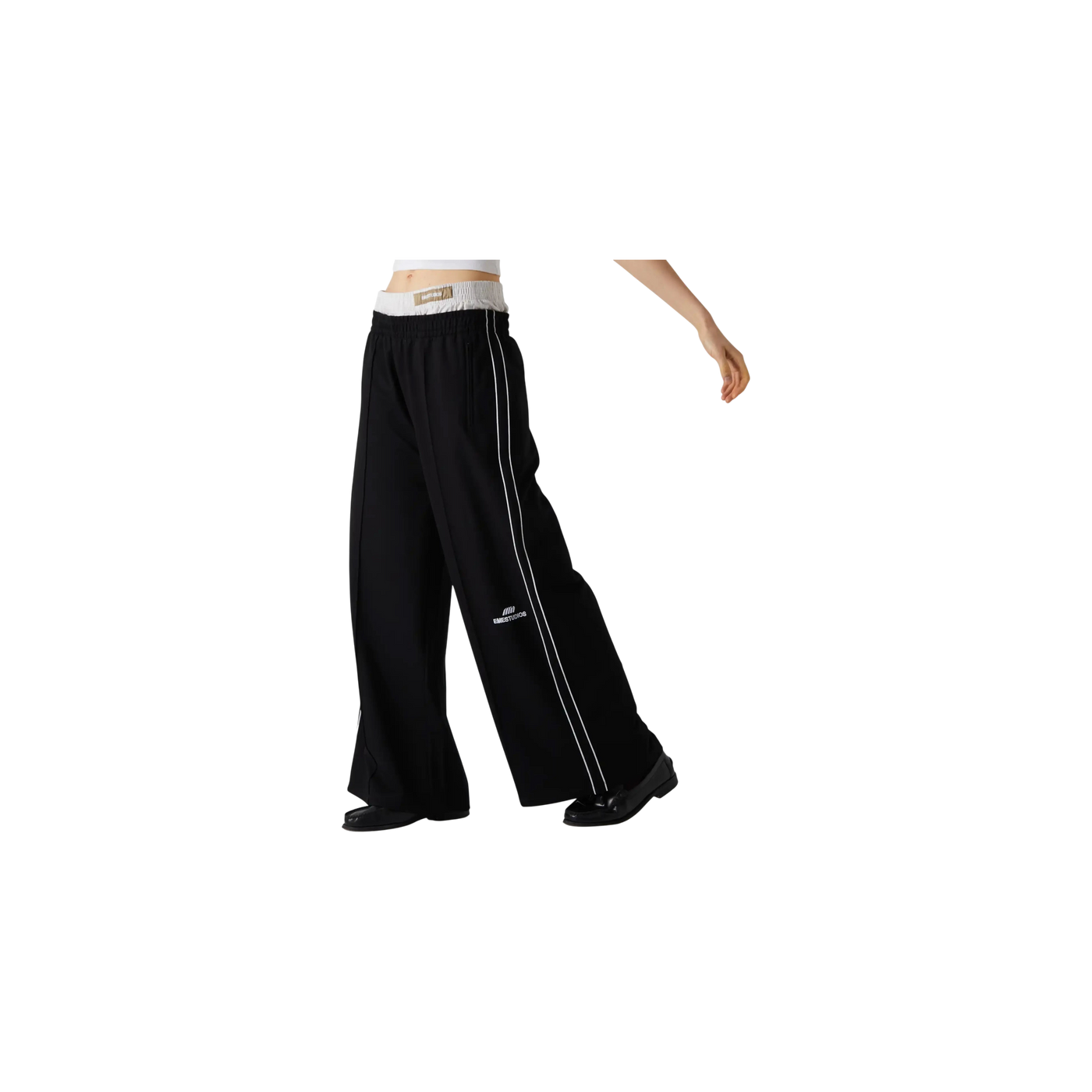 Eme Studios Somm Black Baggy Sweatpants