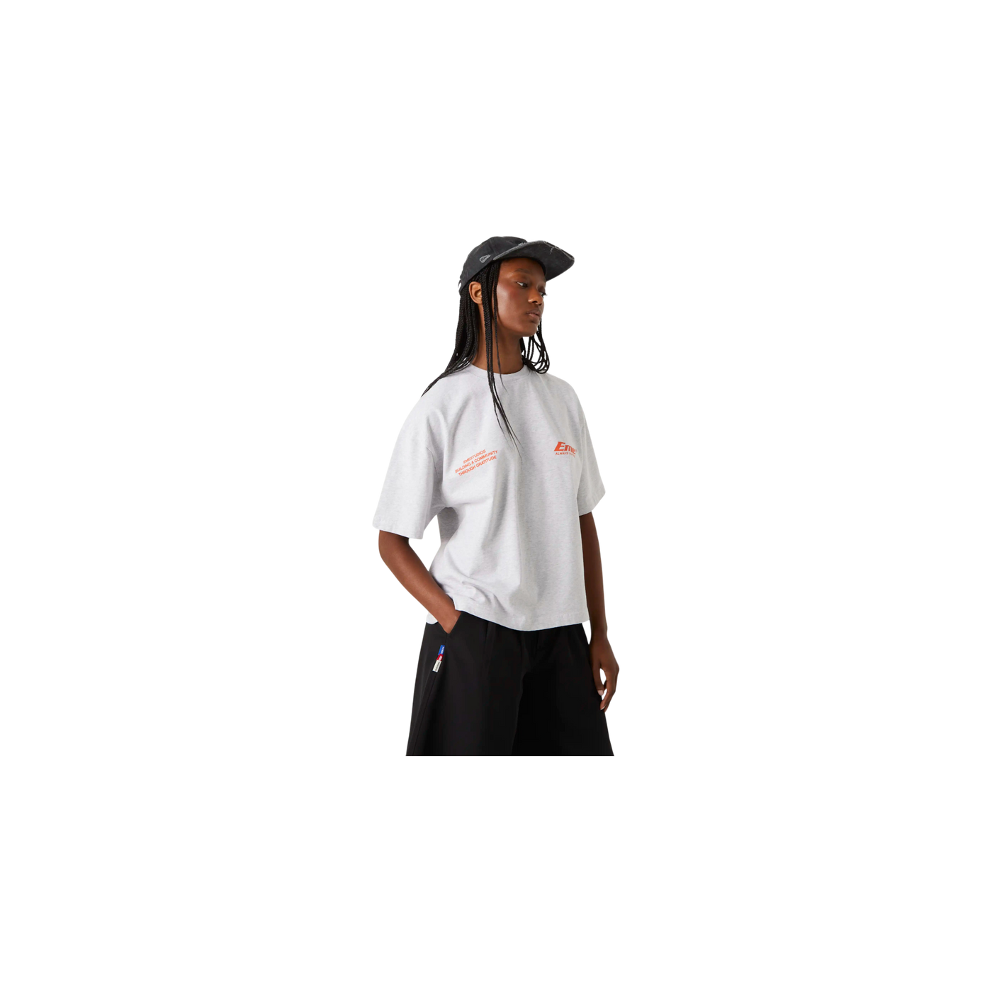 Eme Studios Speeding Up Grey Oversized T-Shirt