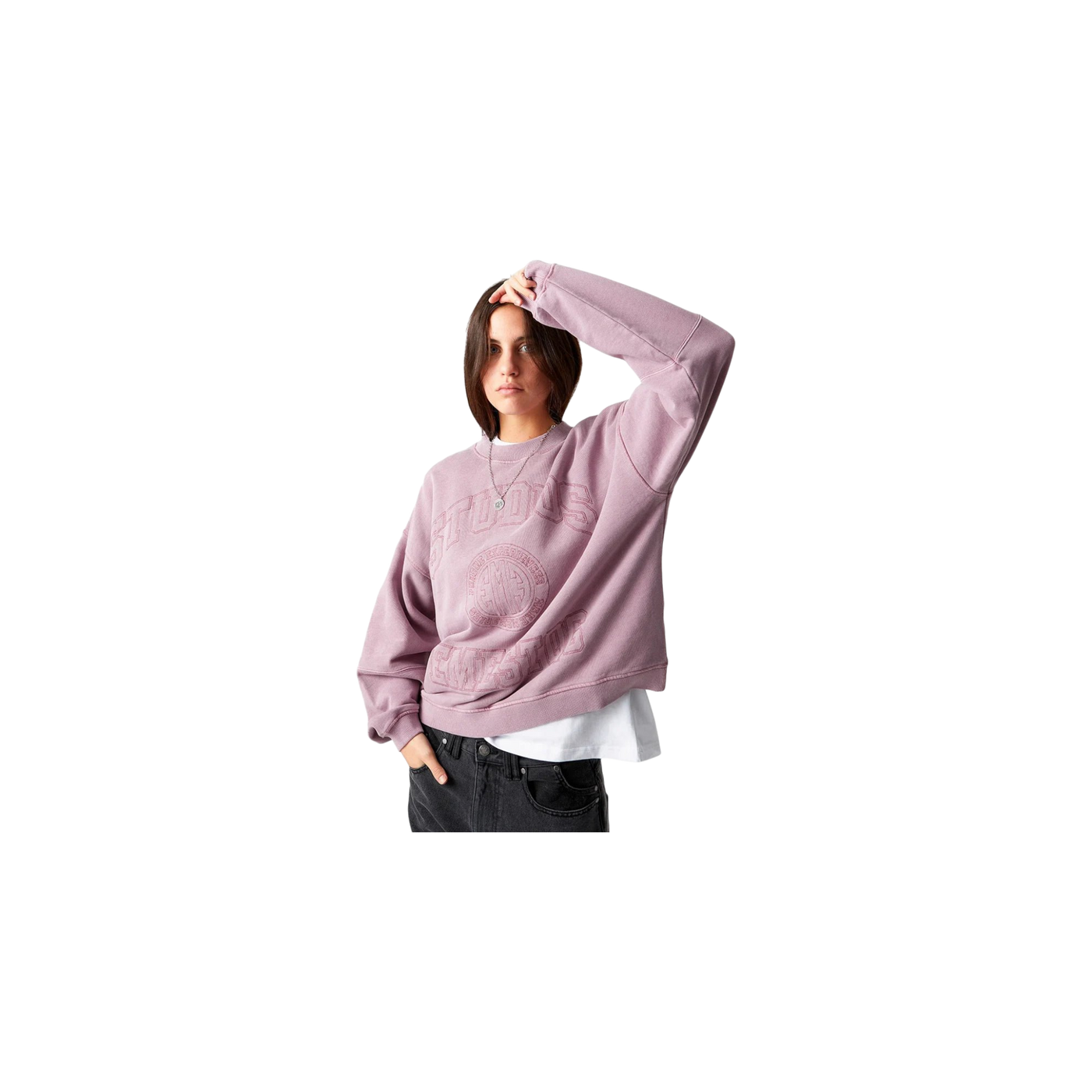 Eme Studios Streak Toadstool Oversized Crewneck