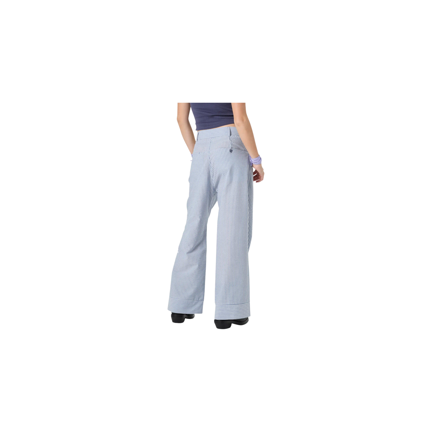 Eme Studios Striped Frost Baggy Pants