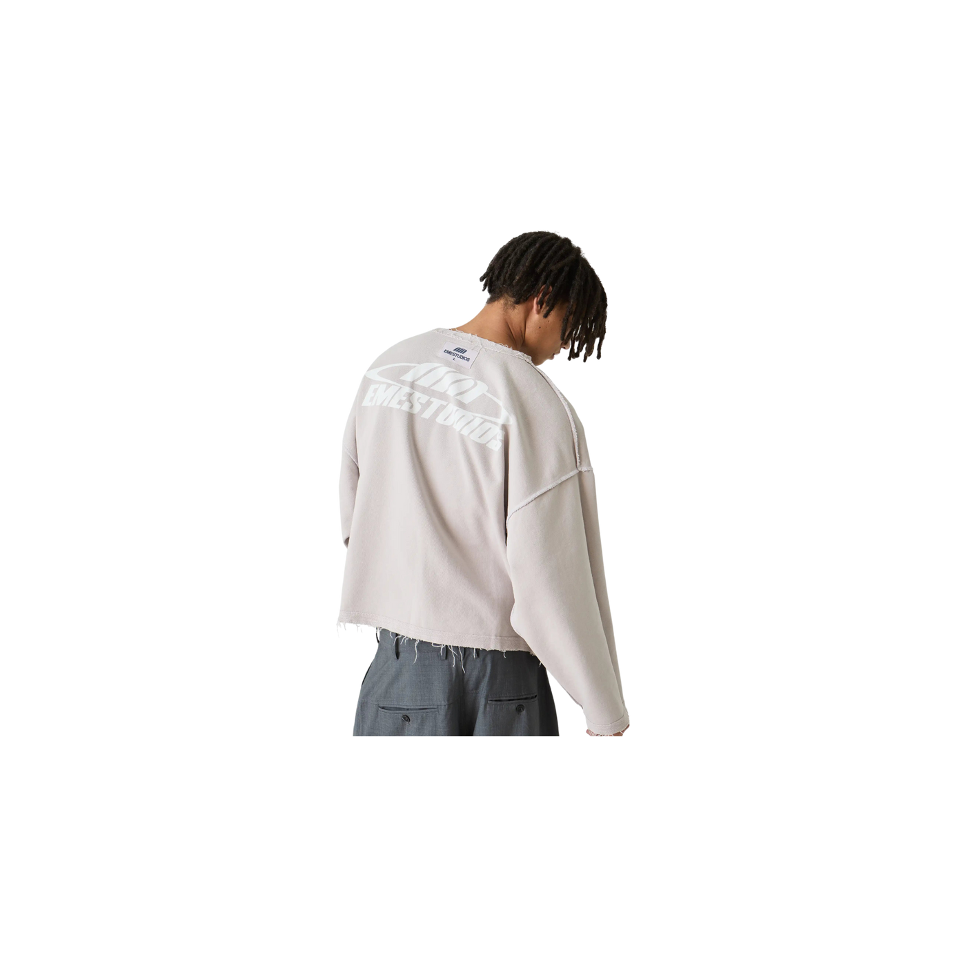 Eme Studios Suit Off Sand Oversized Crewneck