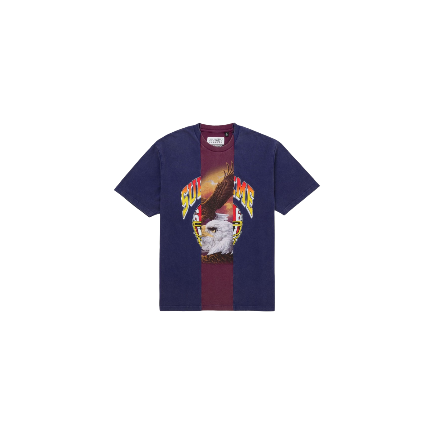 Supreme Mm6 Maison Margiela Split S/S Top Navy