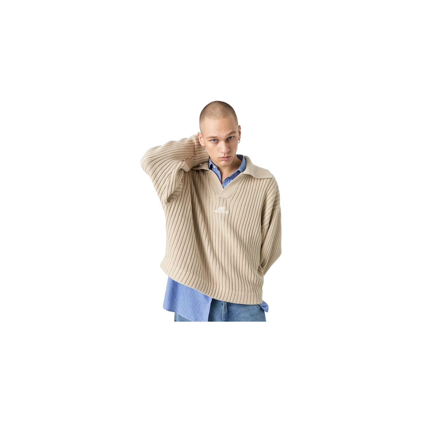 Eme Studios Swan Baggy Knit Sweater