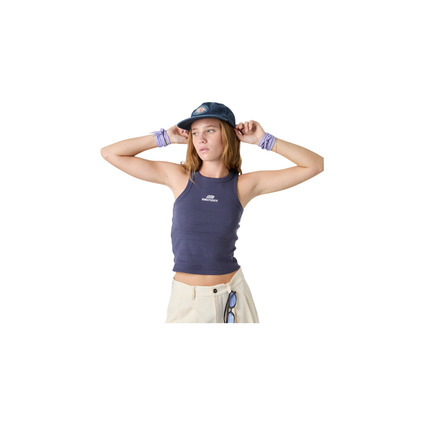 Eme Studios Tank Top Navy Woman