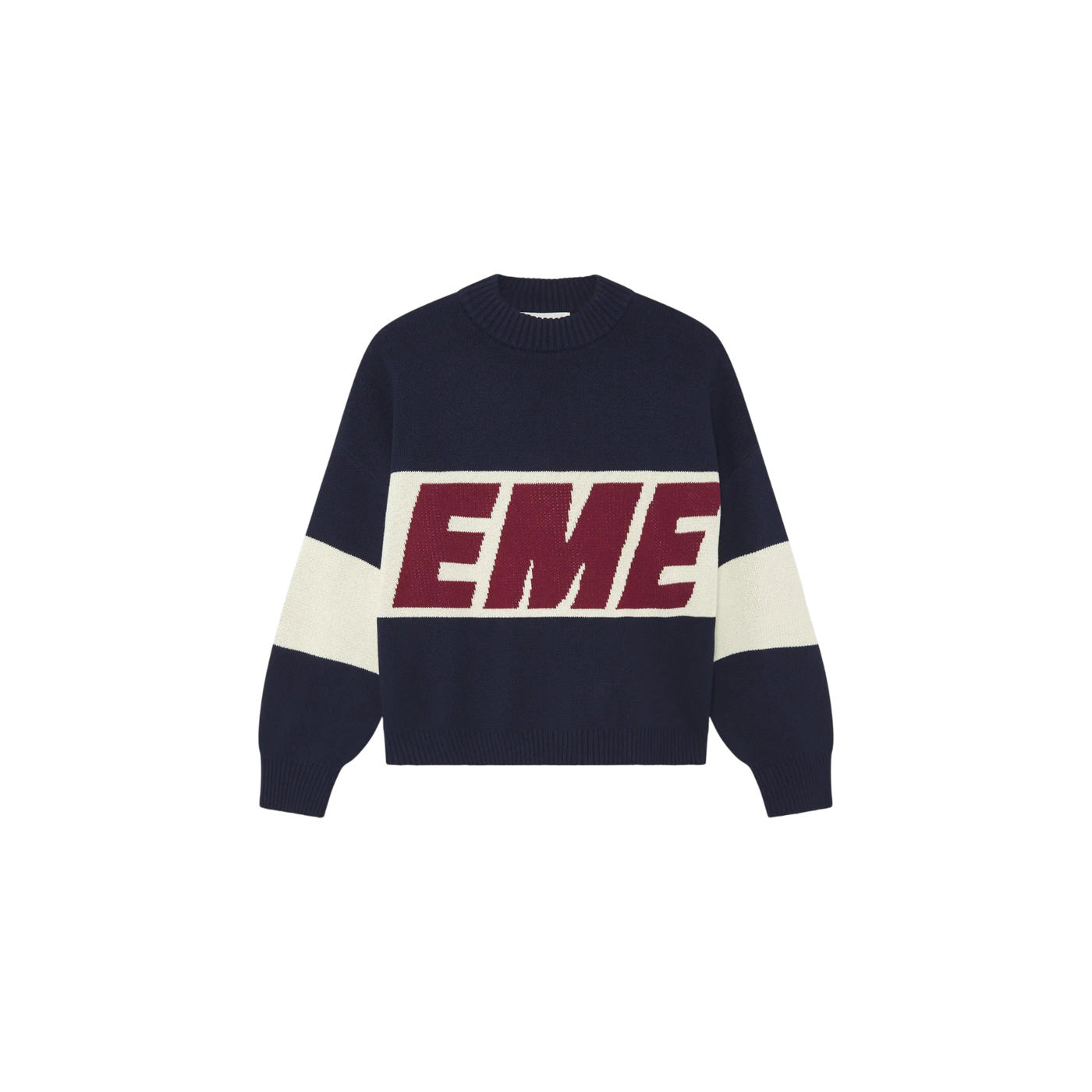 Eme Studios Thrill Navy Master Knit Sweater