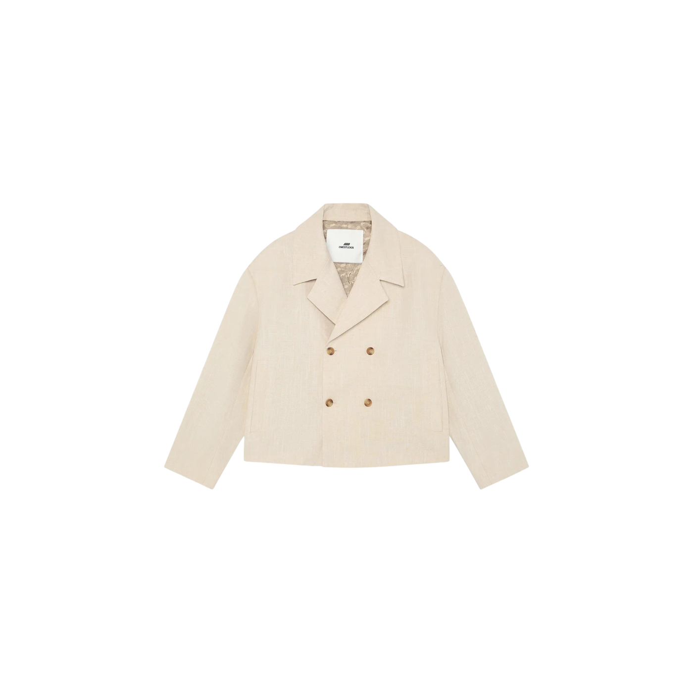 Eme Studios Tide Off Sand Linen Blazer