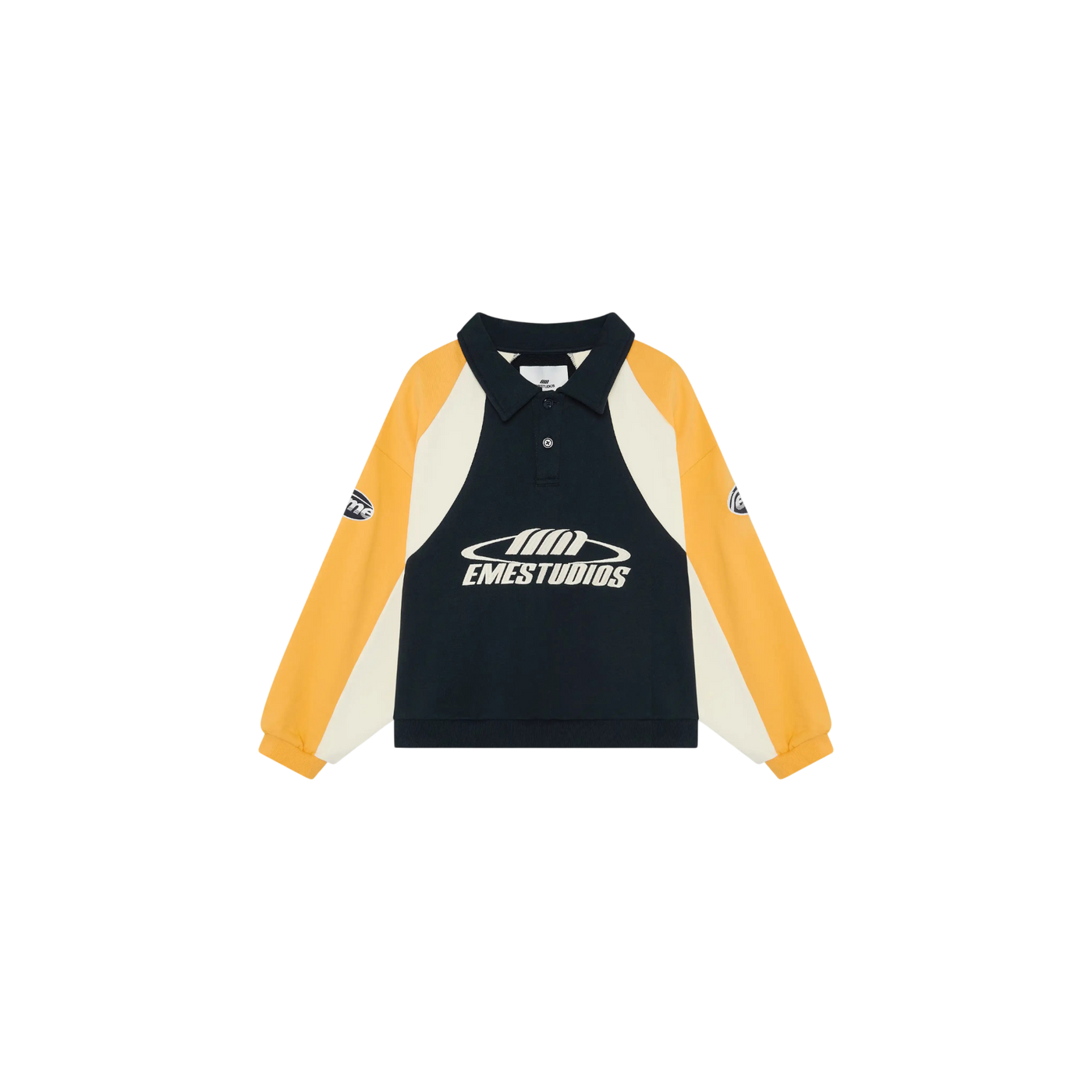 Eme Studios Tipton Tangerine Polo Crewneck