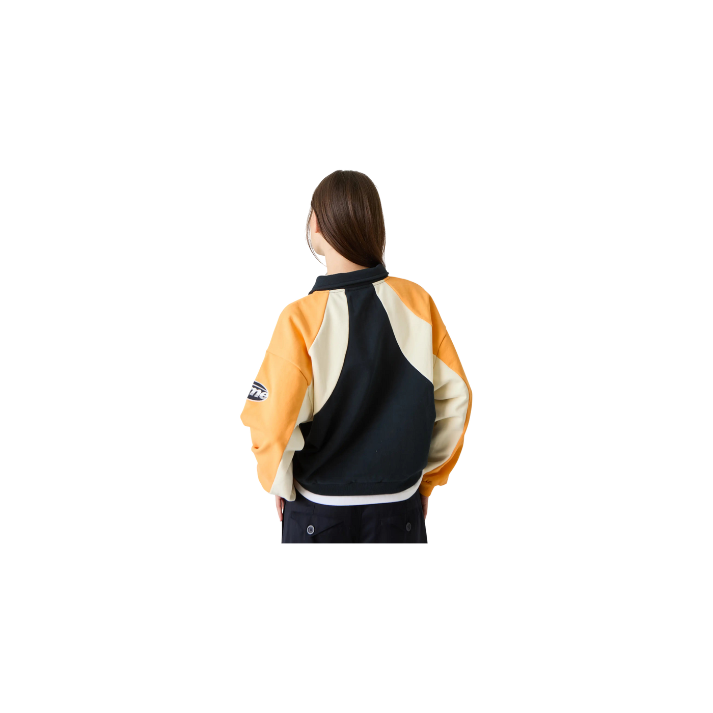 Eme Studios Tipton Tangerine Polo Crewneck