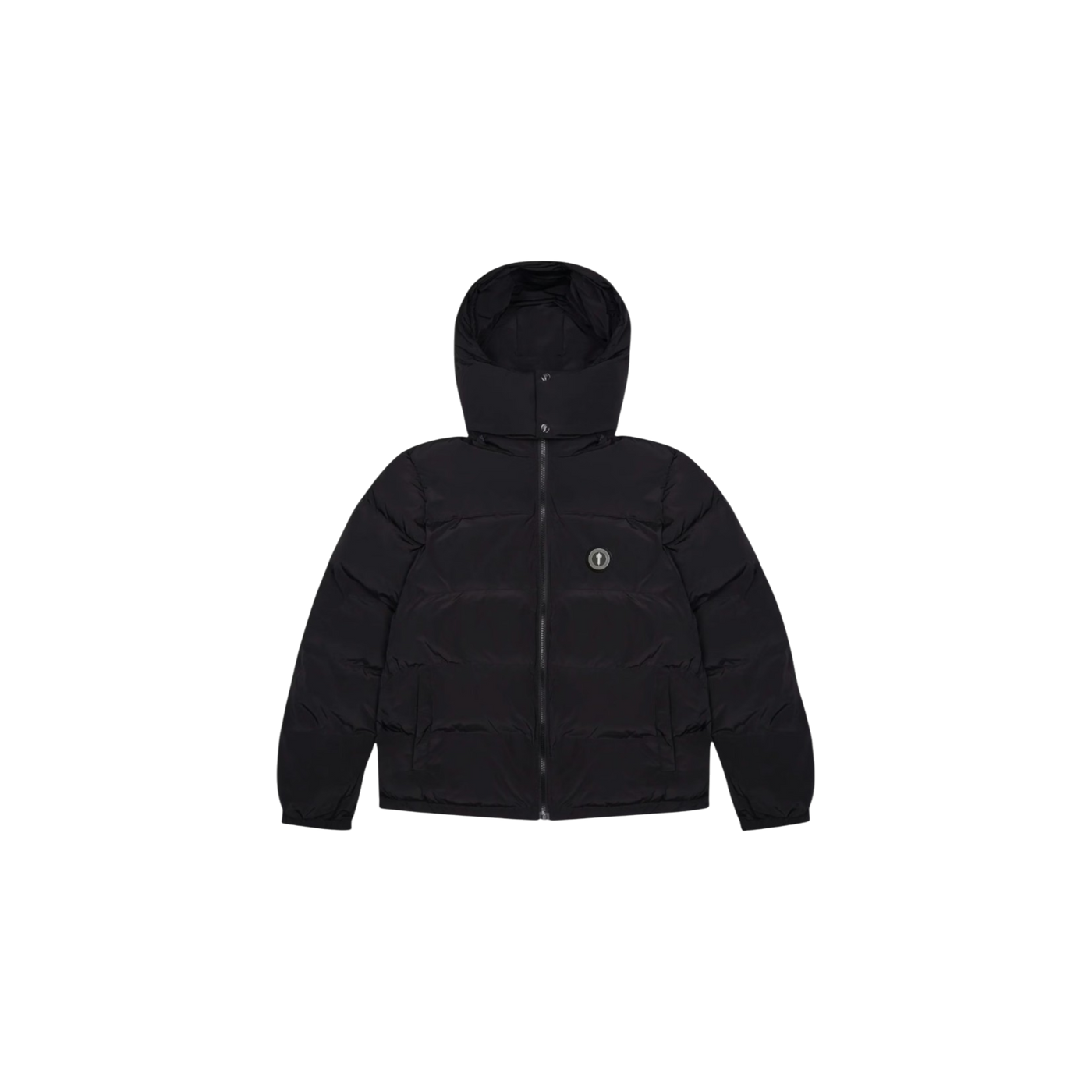 Trapstar Irongate Detachable Hooded Puffer Jacket Black