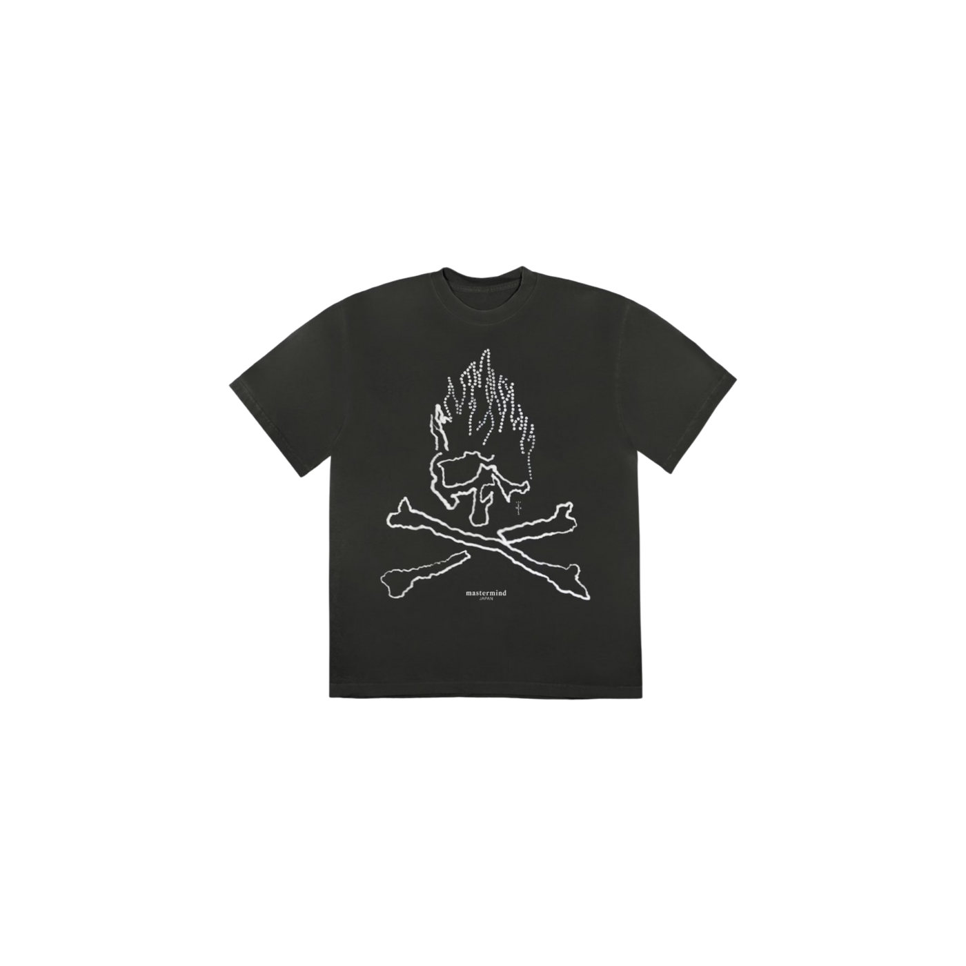 Travis Scott Cactus Jack For Mastermind Skull T-shirt Black