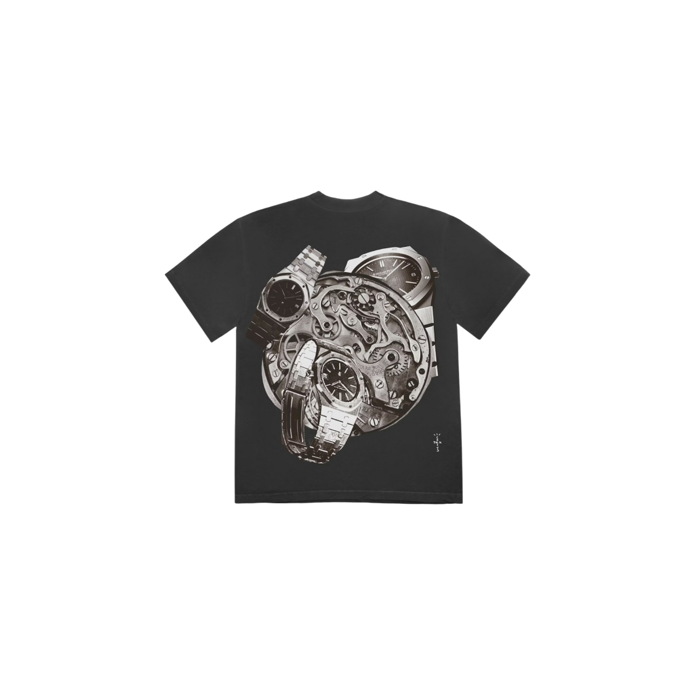 Travis Scott CJ x Audemars Piguet Collage Tee Black
