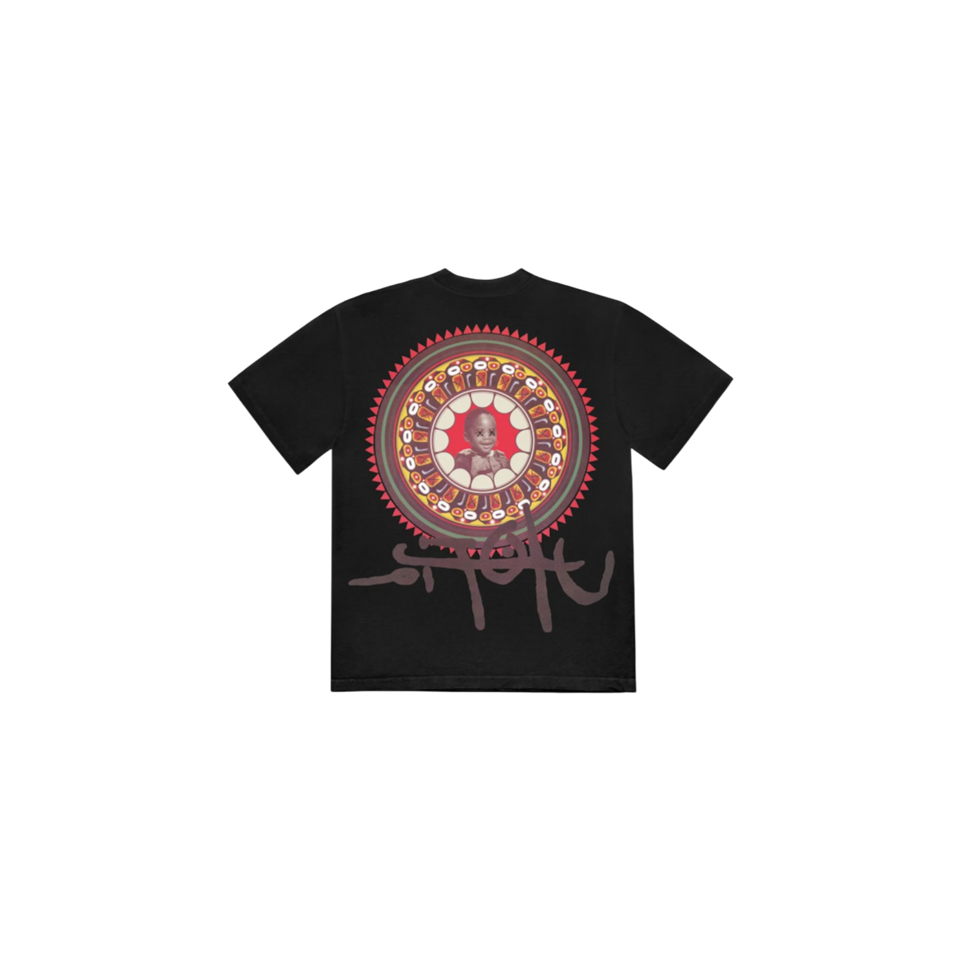 Travis Scott x KAWS Utopia II Tee Black