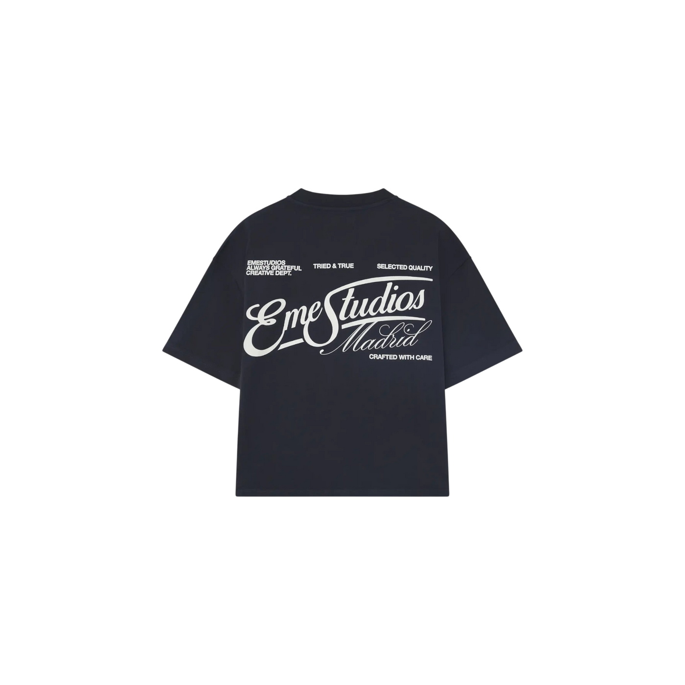 Eme Studios Tried & True Navy Oversized T-Shirt