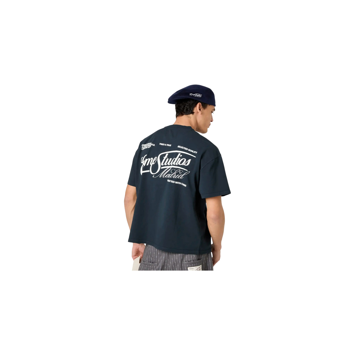 Eme Studios Tried & True Navy Oversized T-Shirt