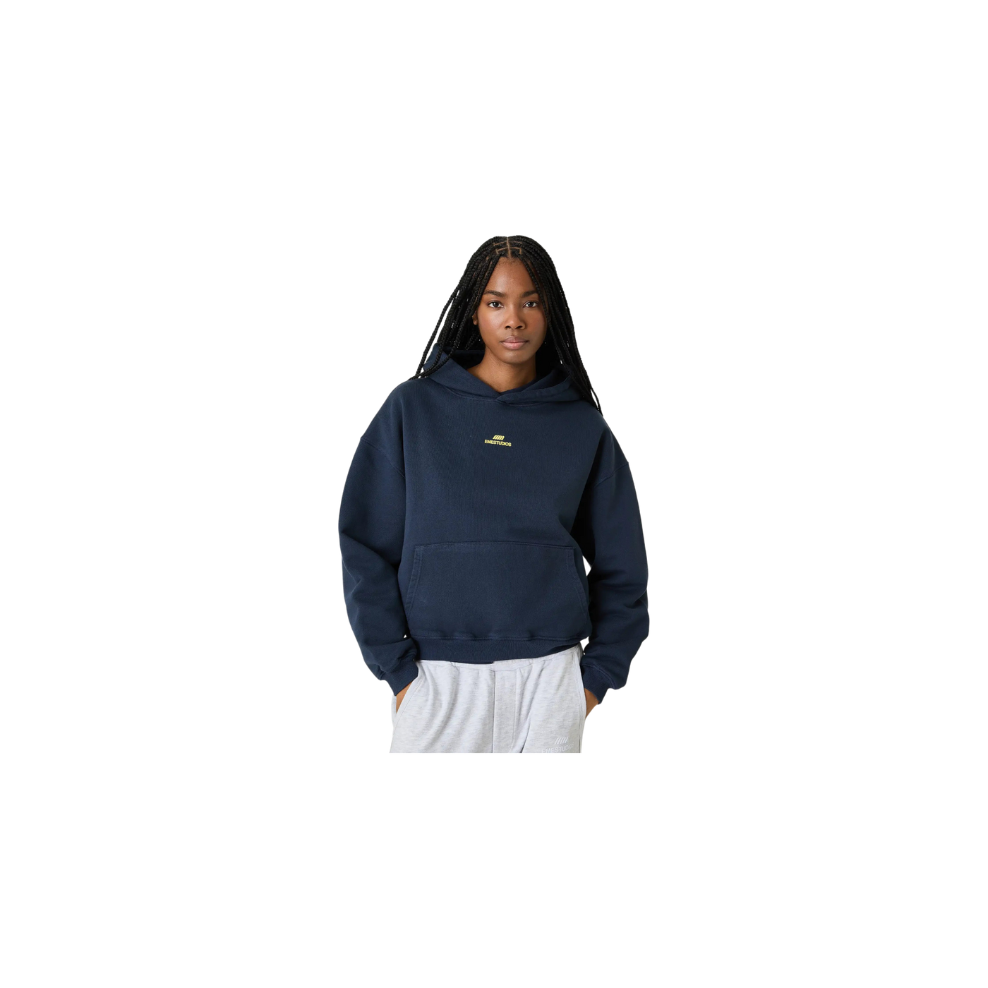 Eme Studios Uniform Navy Oversized Hoodie