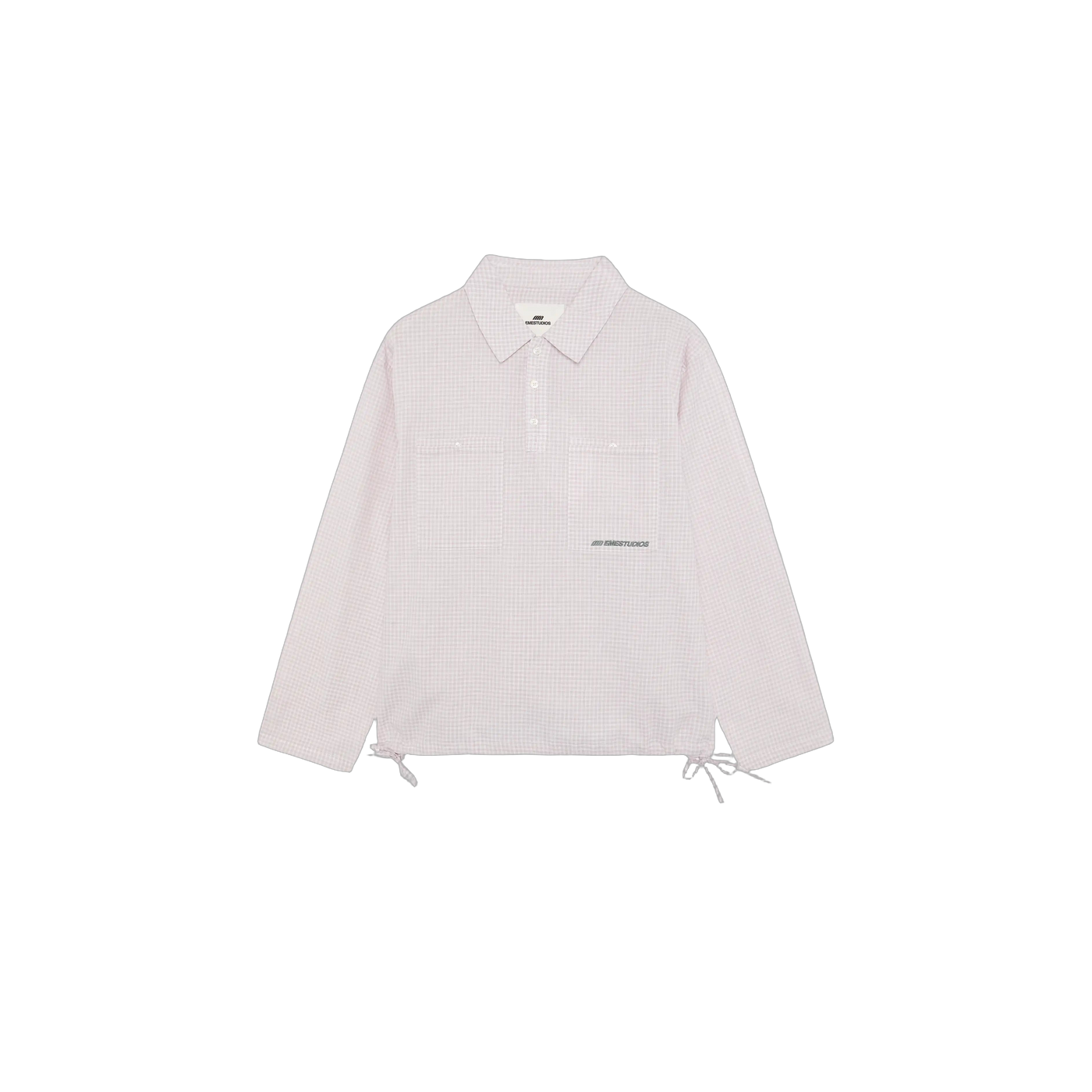 Eme Studios Vade Pink Popover Shirt