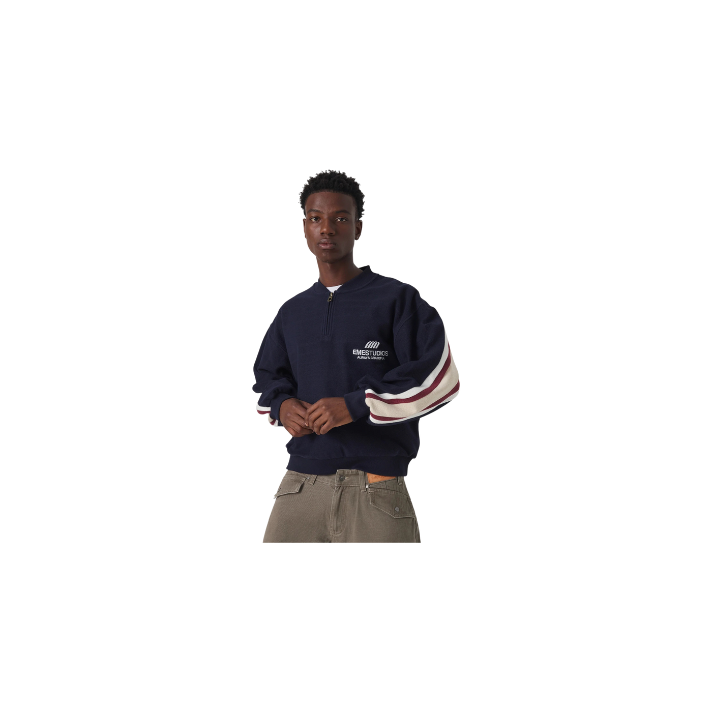 Eme Studios Vanguard Navy Half Zip