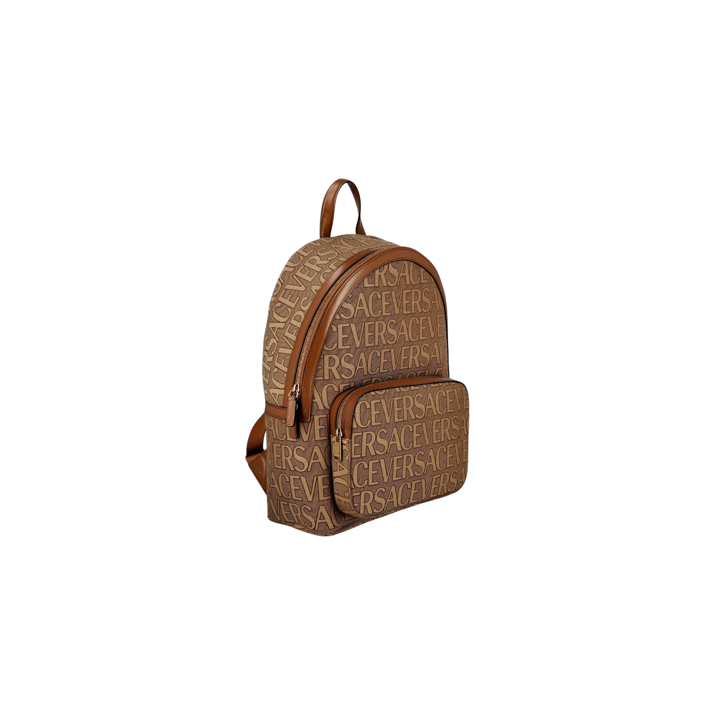 Versace Allover Logo Printed Backpack