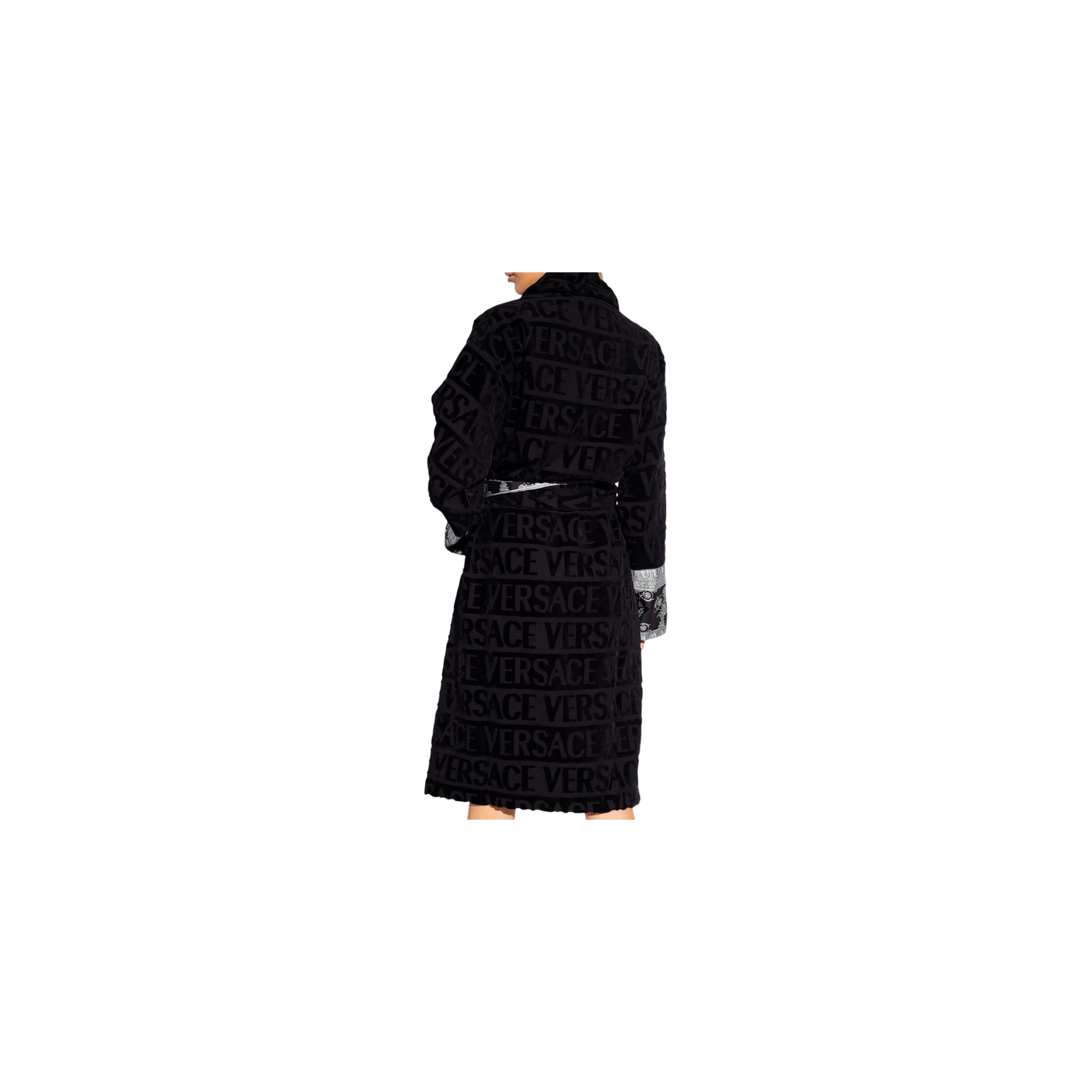 Versace I Love Baroque Belted Bathrobe