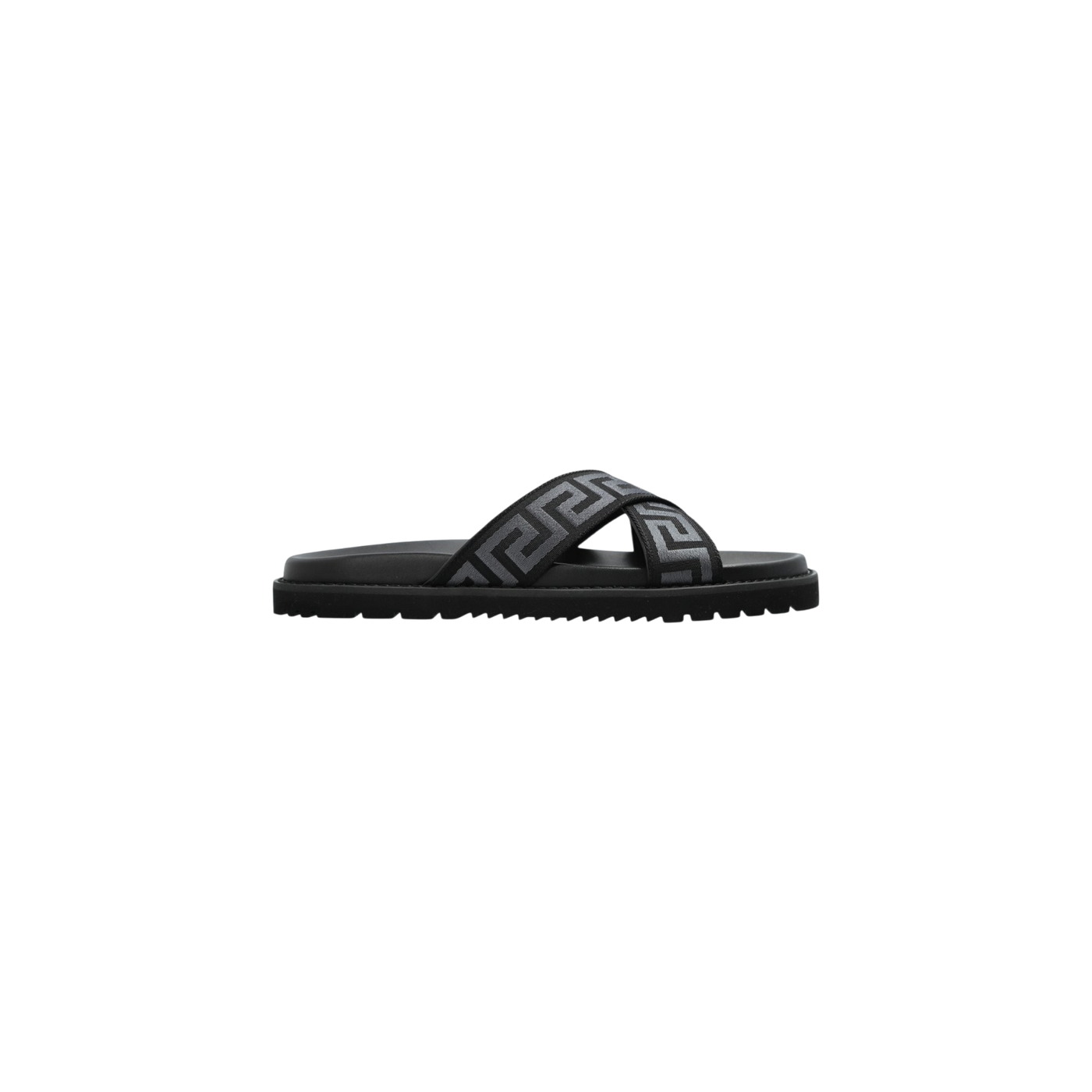 Versace Greca Open-Toe Slides