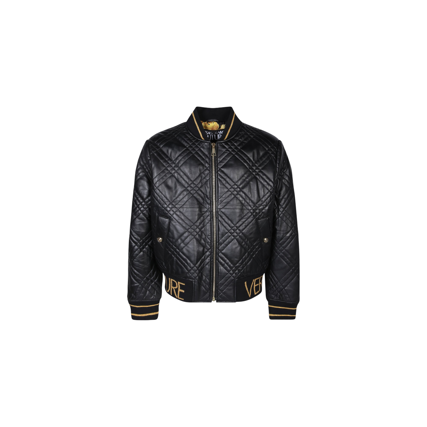 Versace Jeans Couture Quilted Bomber Jacket