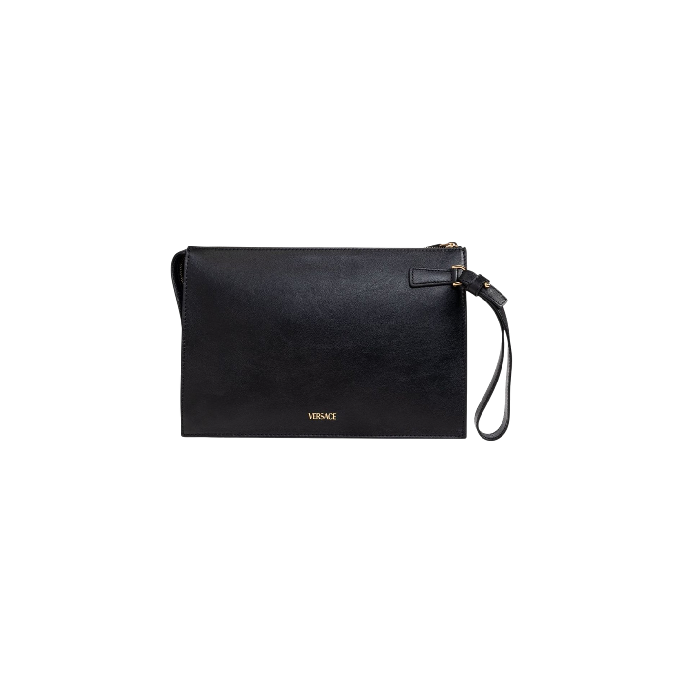 Versace Medusa-Head Zipped Clutch Bag