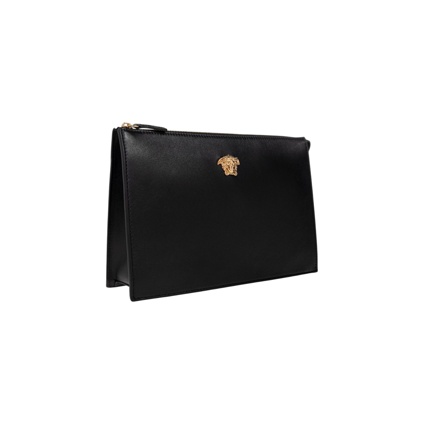 Versace Medusa-Head Zipped Clutch Bag