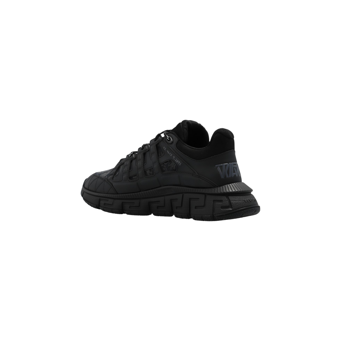 Versace Trigreca Barocco-Jacquard Lace-Up Sneakers