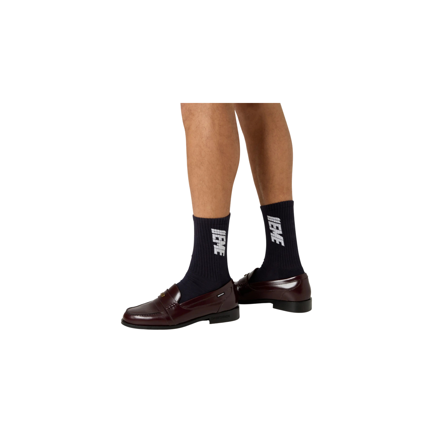 Eme Studios Wheelie Navy Socks