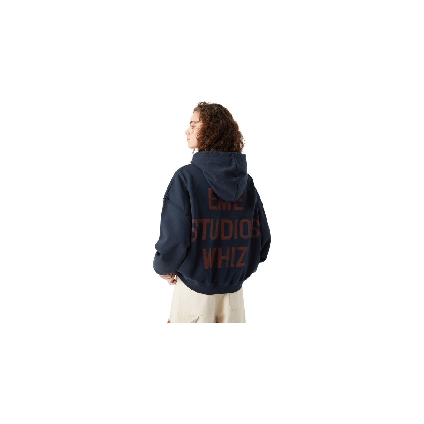 Eme Studios Whiz Navy Oversized Hoodie