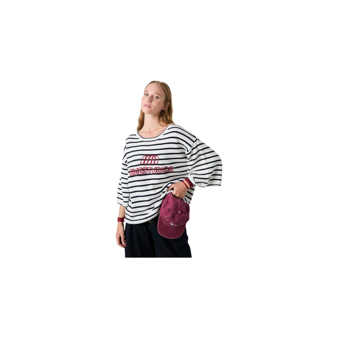 Eme Studios Yuli Pearl Knit T-Shirt