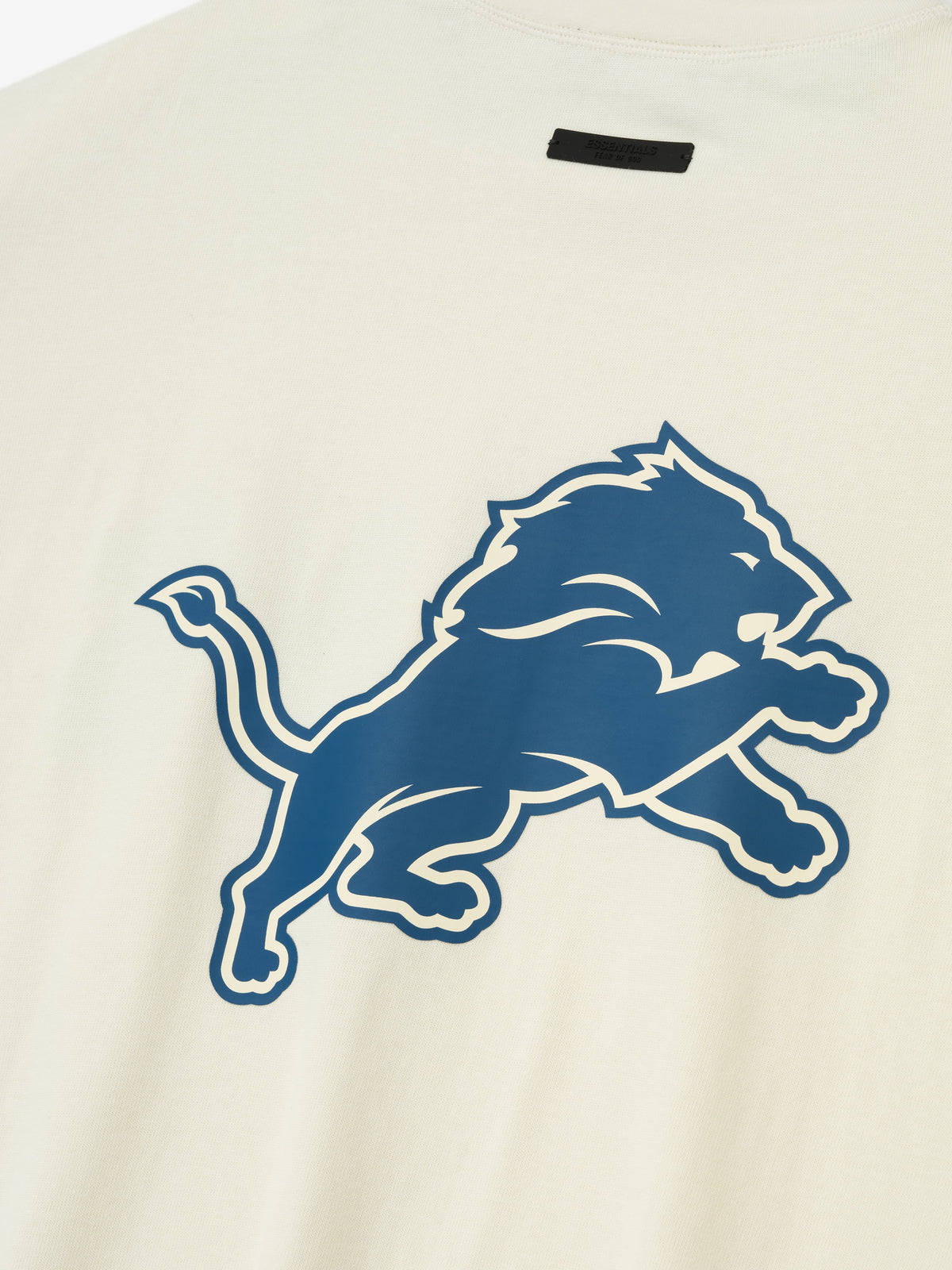 Remera Fear of God Essentials Lions 90s 3 4 Sleeve Football Cream White