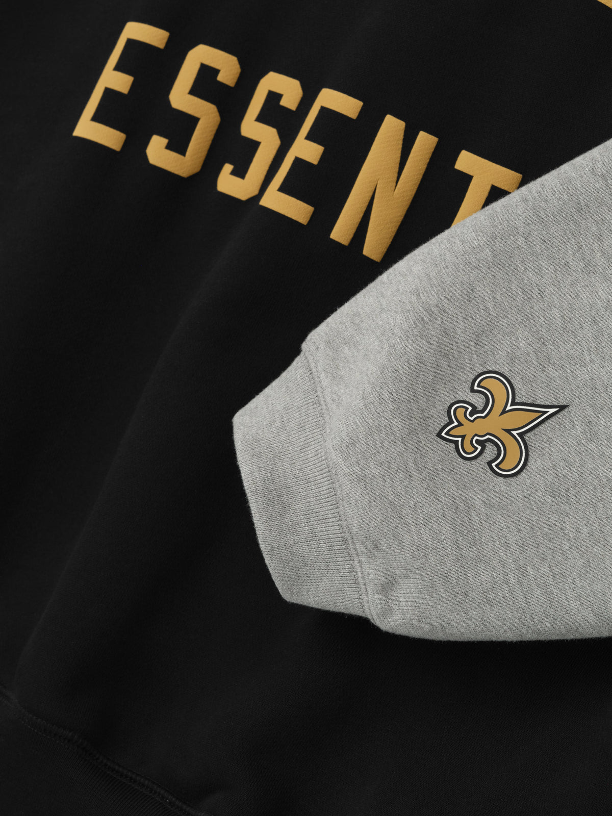 Buzo Fear of God Essentials Saints Sport Black/ Concrete Heather
