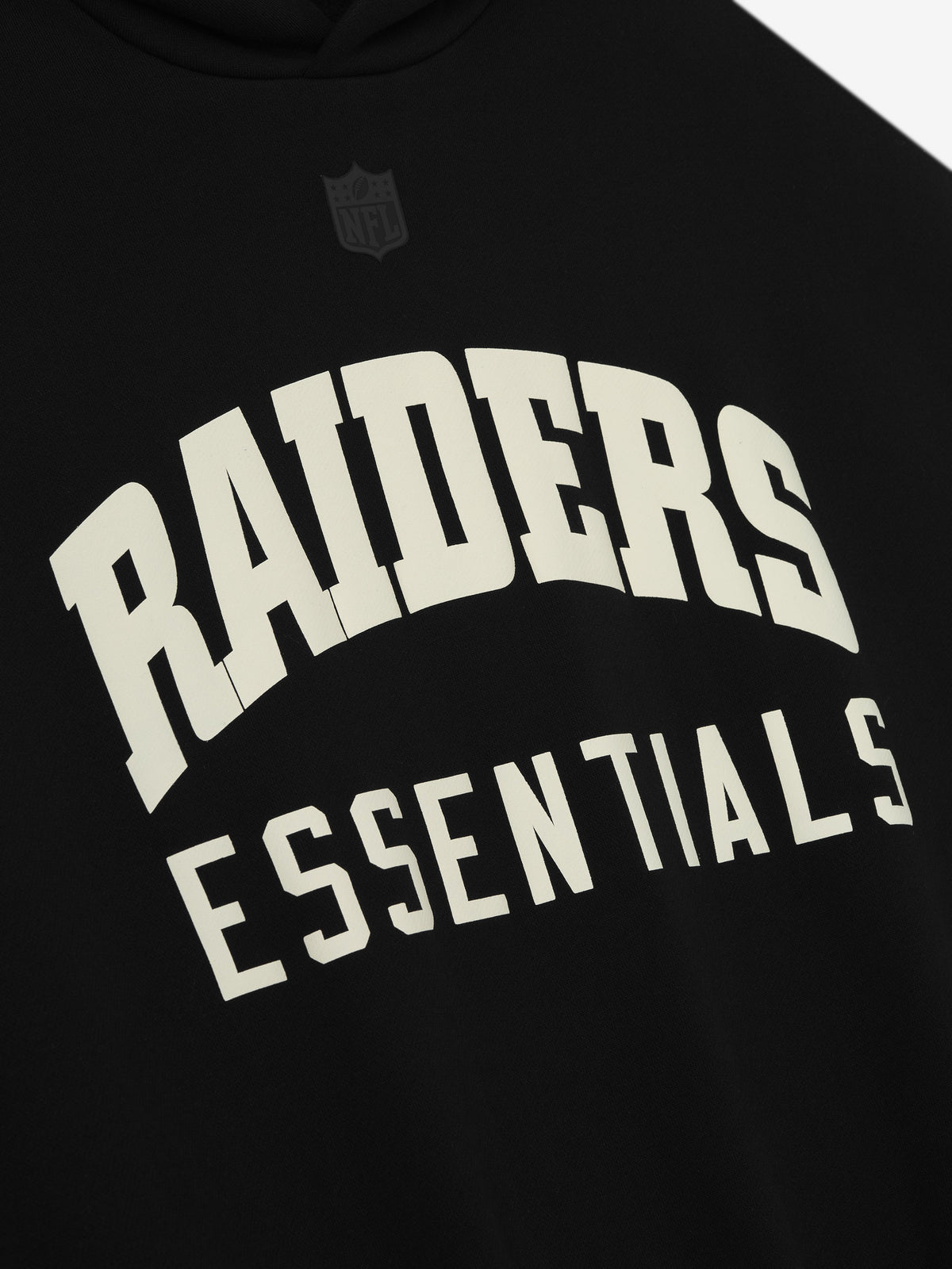 Buzo Fear of God Essentials Raiders Sport Black/Concrete Heather