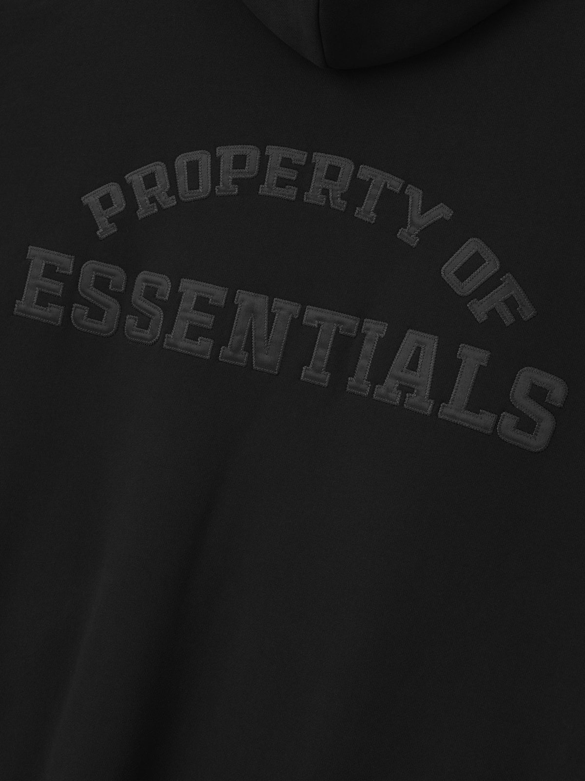 Campera Fear of God Essentials Property Lounge Long Negro