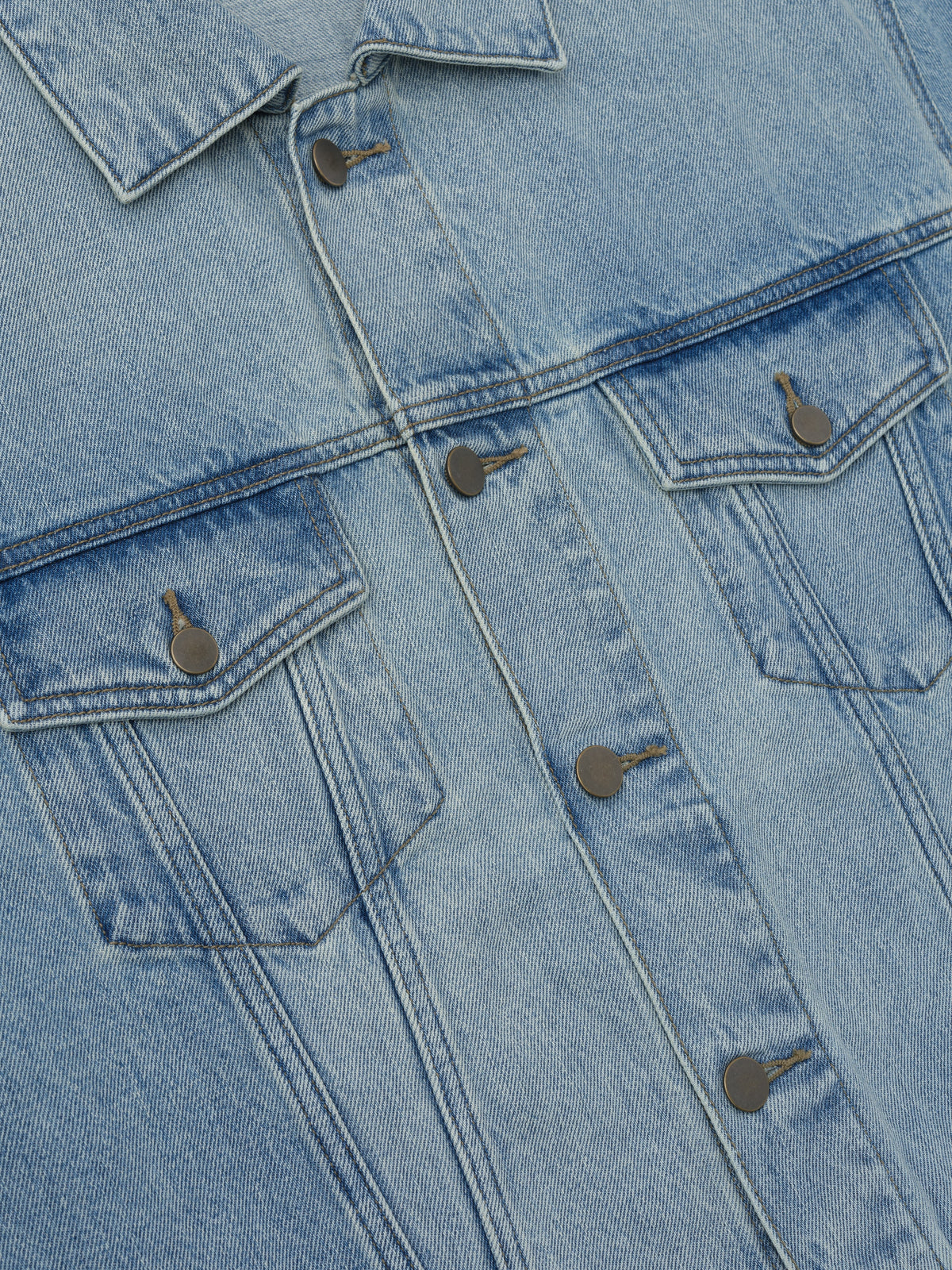 Campera Fear of God Essentials Classic Denim Classic Blue