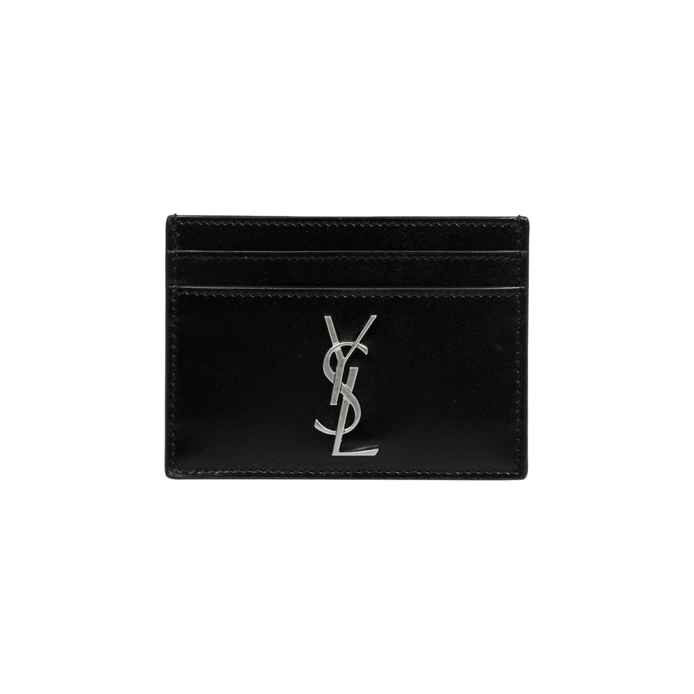 Saint Laurent Cassandre Logo Plaque Cardholder