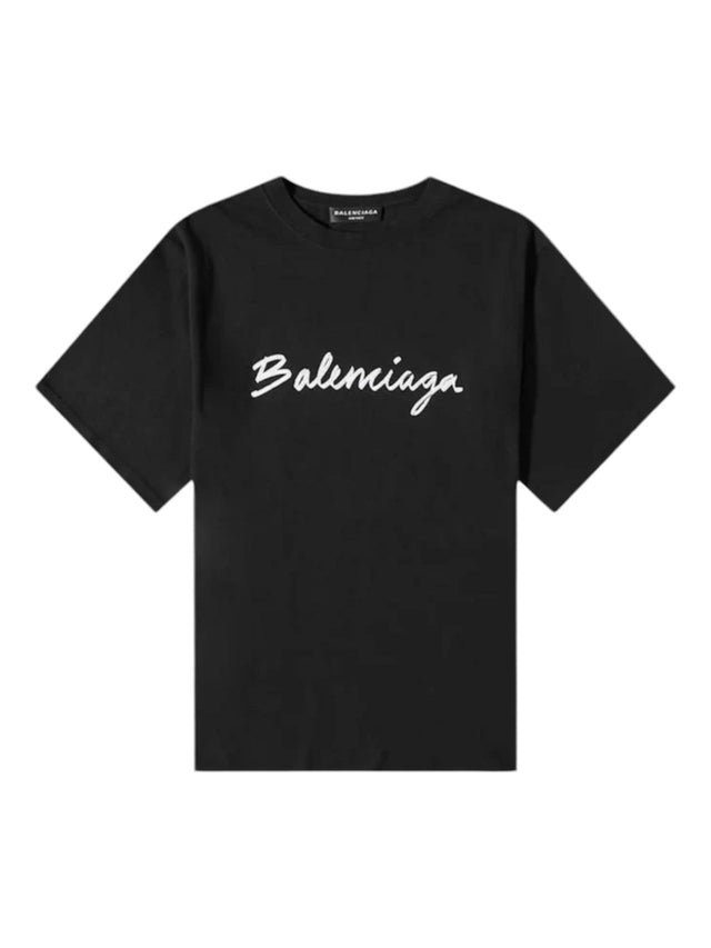 Remera Balenciaga Script Logo