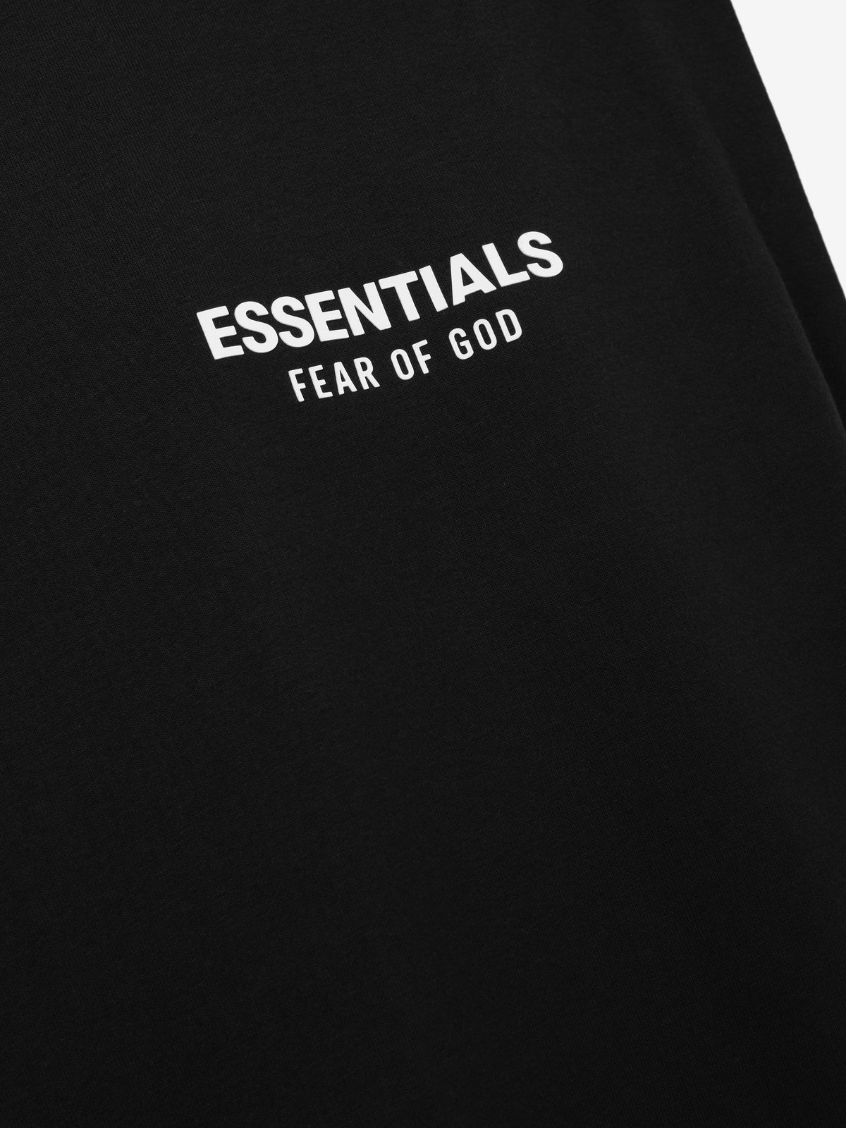 Remera Fear of God Essentials Classic Cut-off Vintage Black