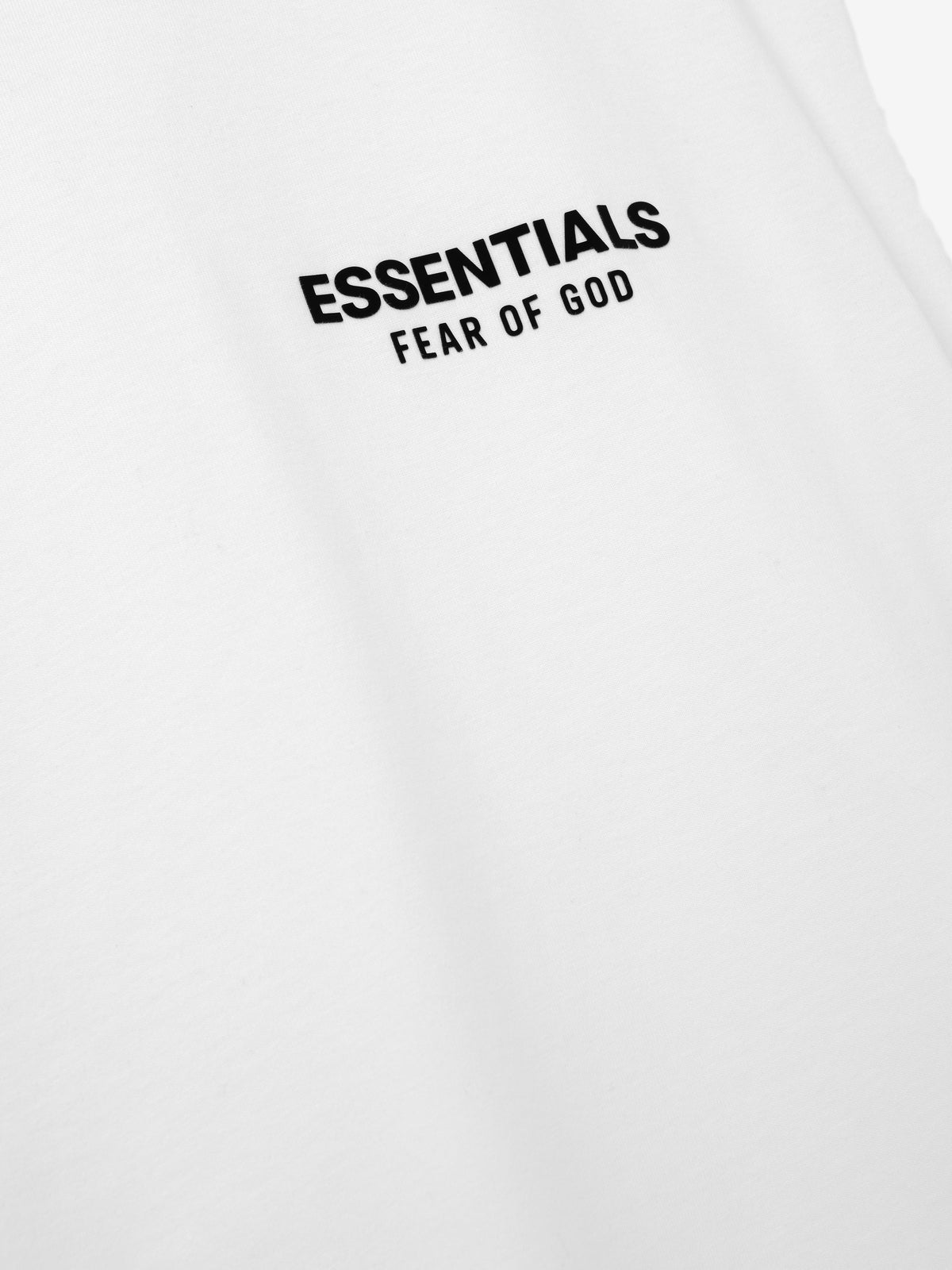 Remera Fear of God Essentials Classic Cut-off Bright White