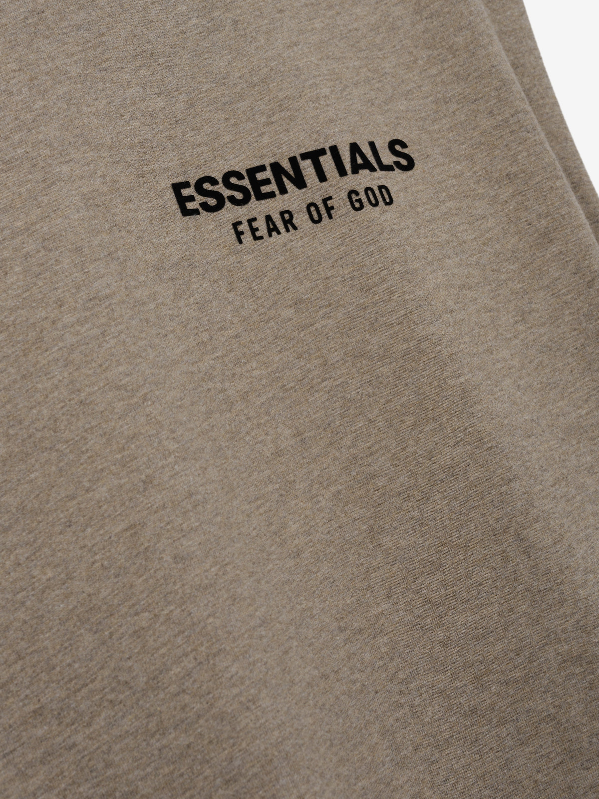 Remera Fear of God Essentials Classic Cut-off Homestead Heather